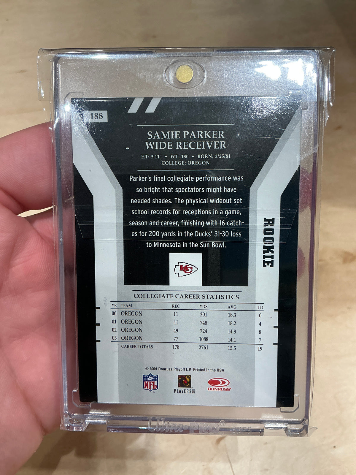 Samie Parker Auto 107/125