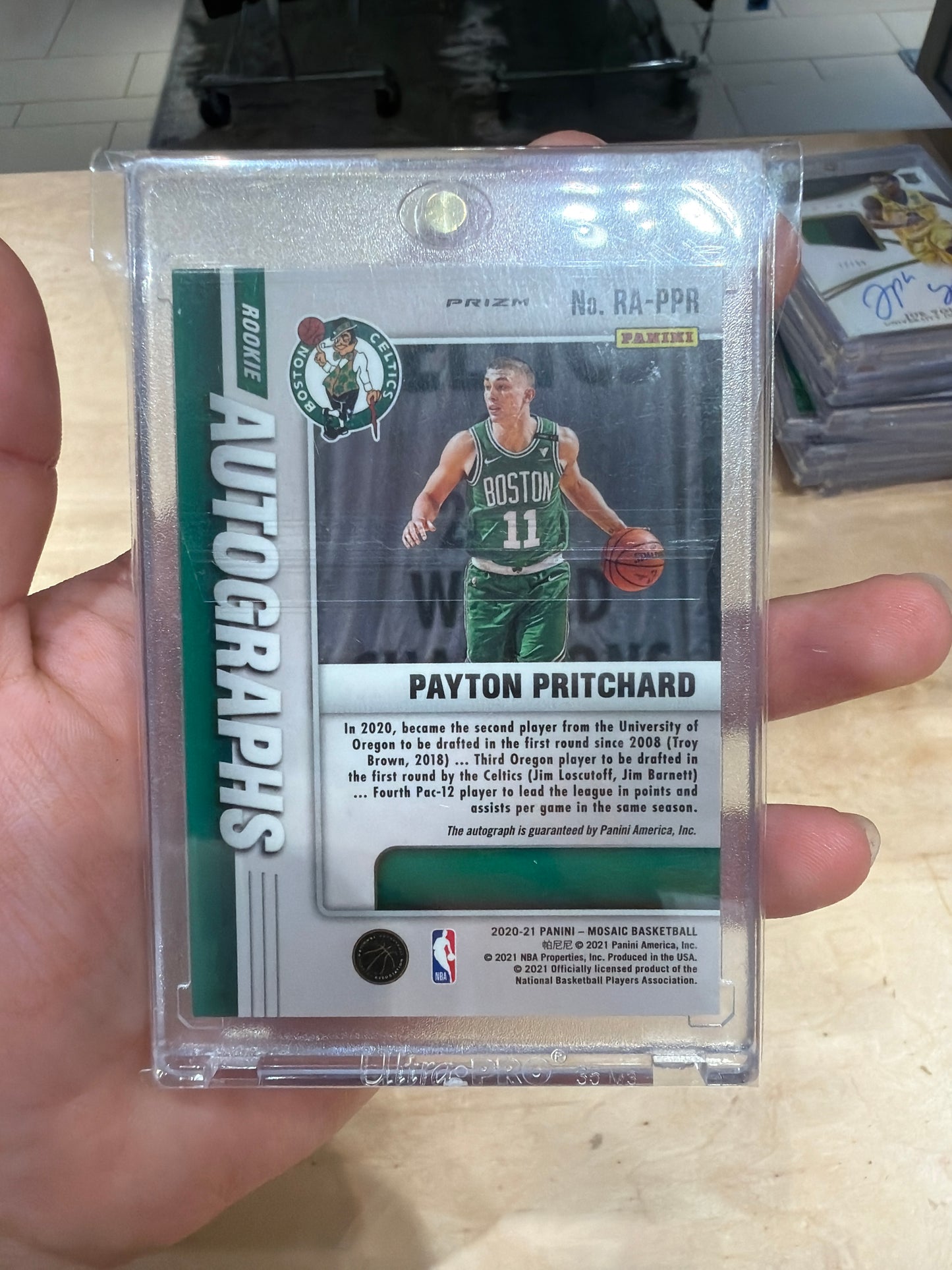 Payton Pritchard Rookie Auto