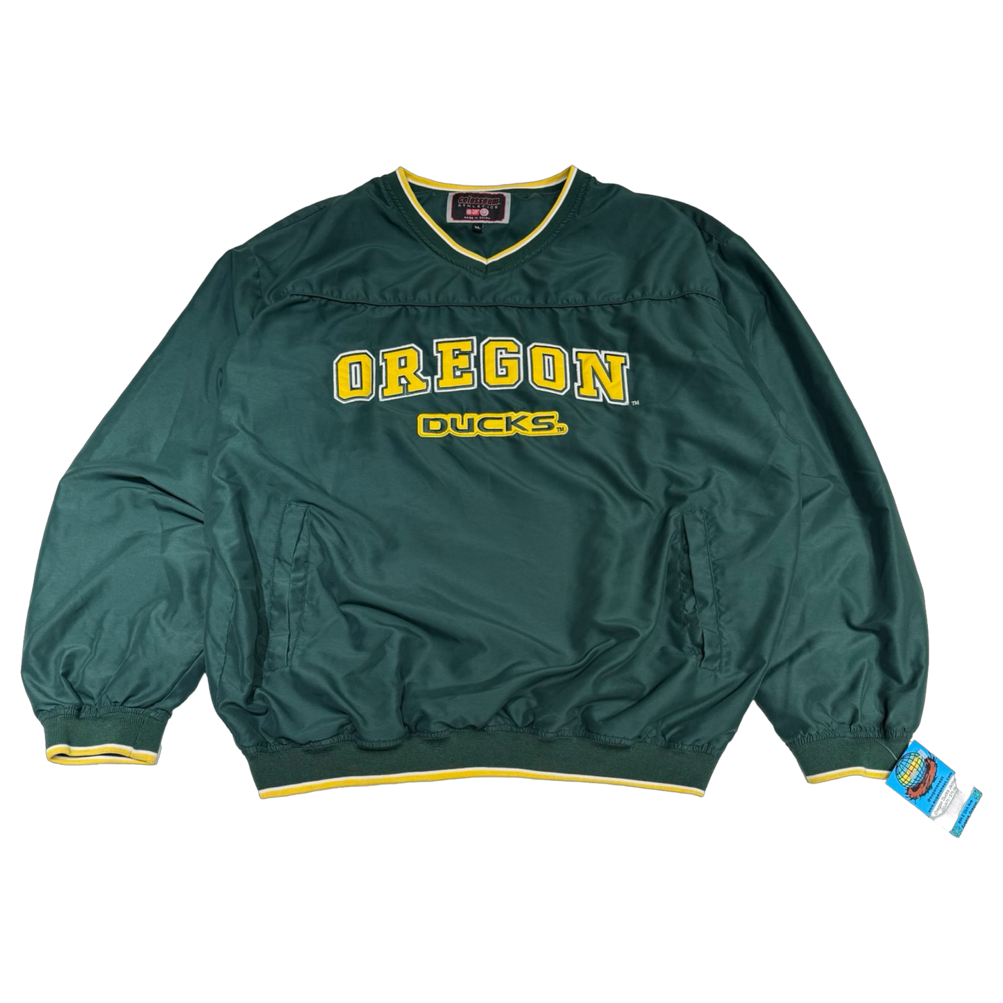 '00s Oregon Ducks Embroidered Windbreaker