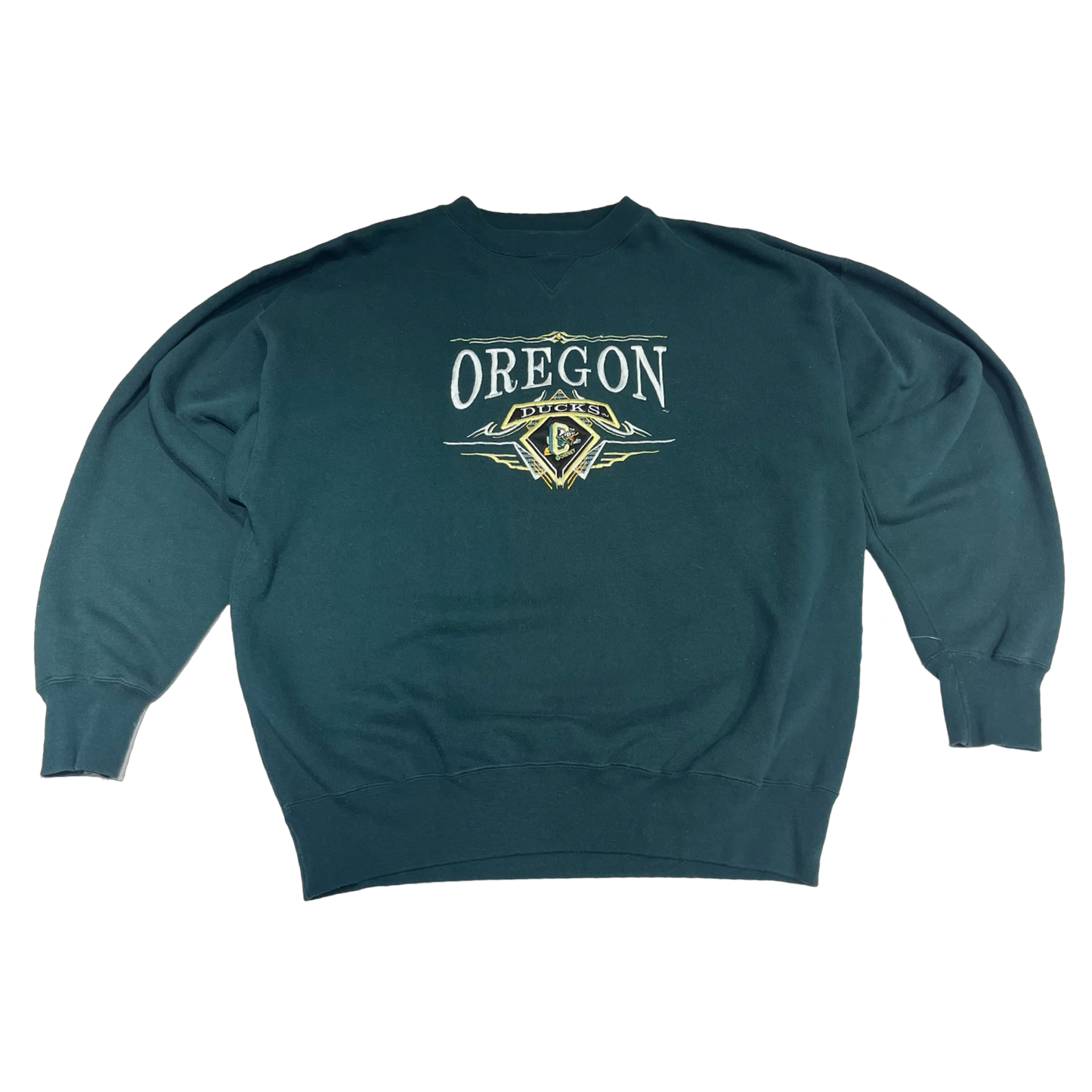 '90s Oregon Ducks Embroidered Crewneck