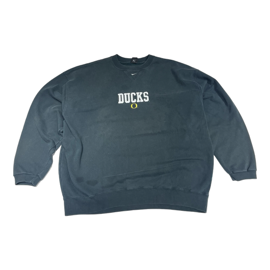 '00s Oregon Ducks Embroidered Nike Crewneck