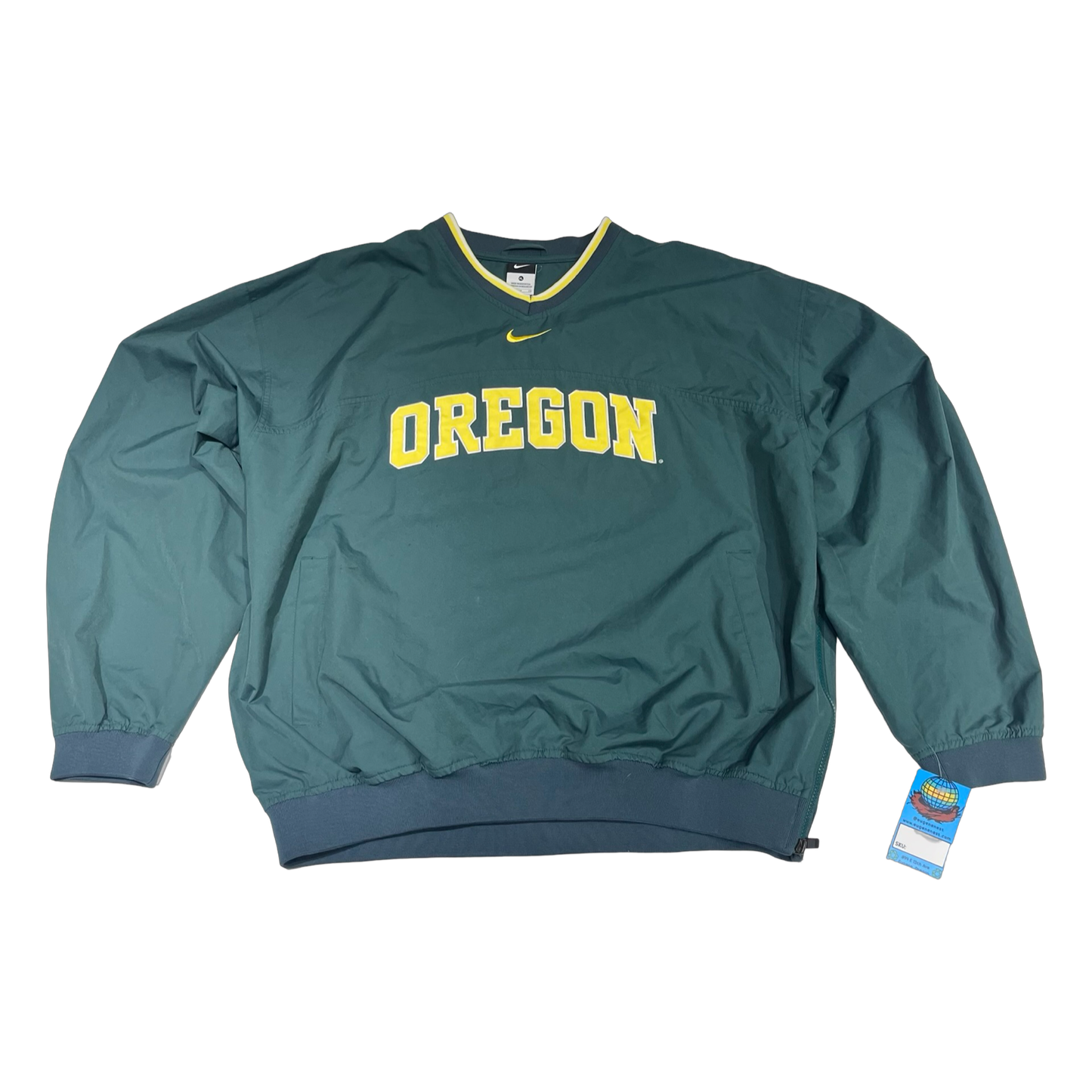 '00s Oregon Ducks Embroidered Nike Windbreaker