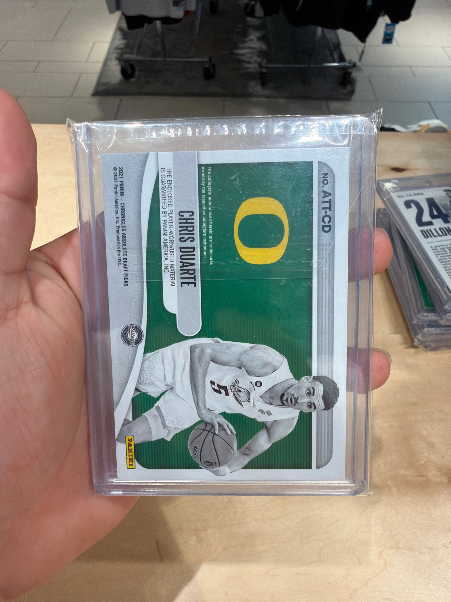 Chris Duarte Jersey Patch 85/199