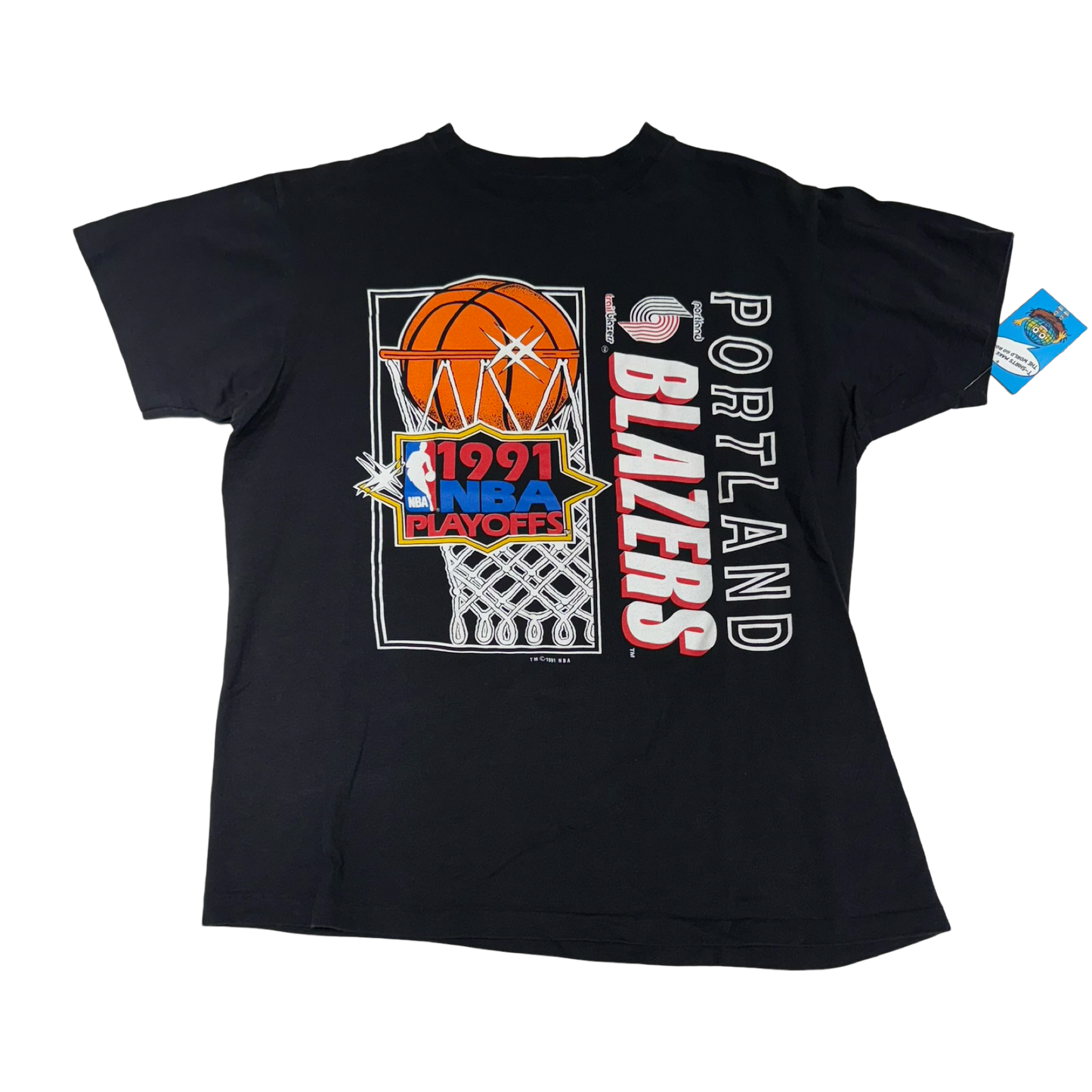 '91 Portland Trailblazers Playoff Tee