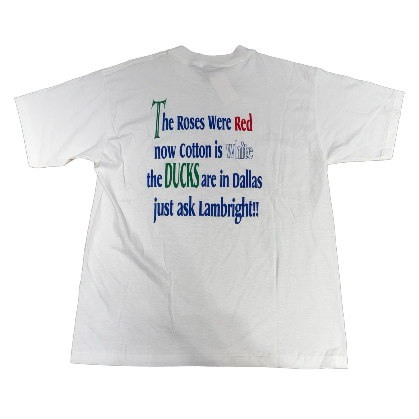 NWT '96 Oregon Ducks Cotton Bowl Tee