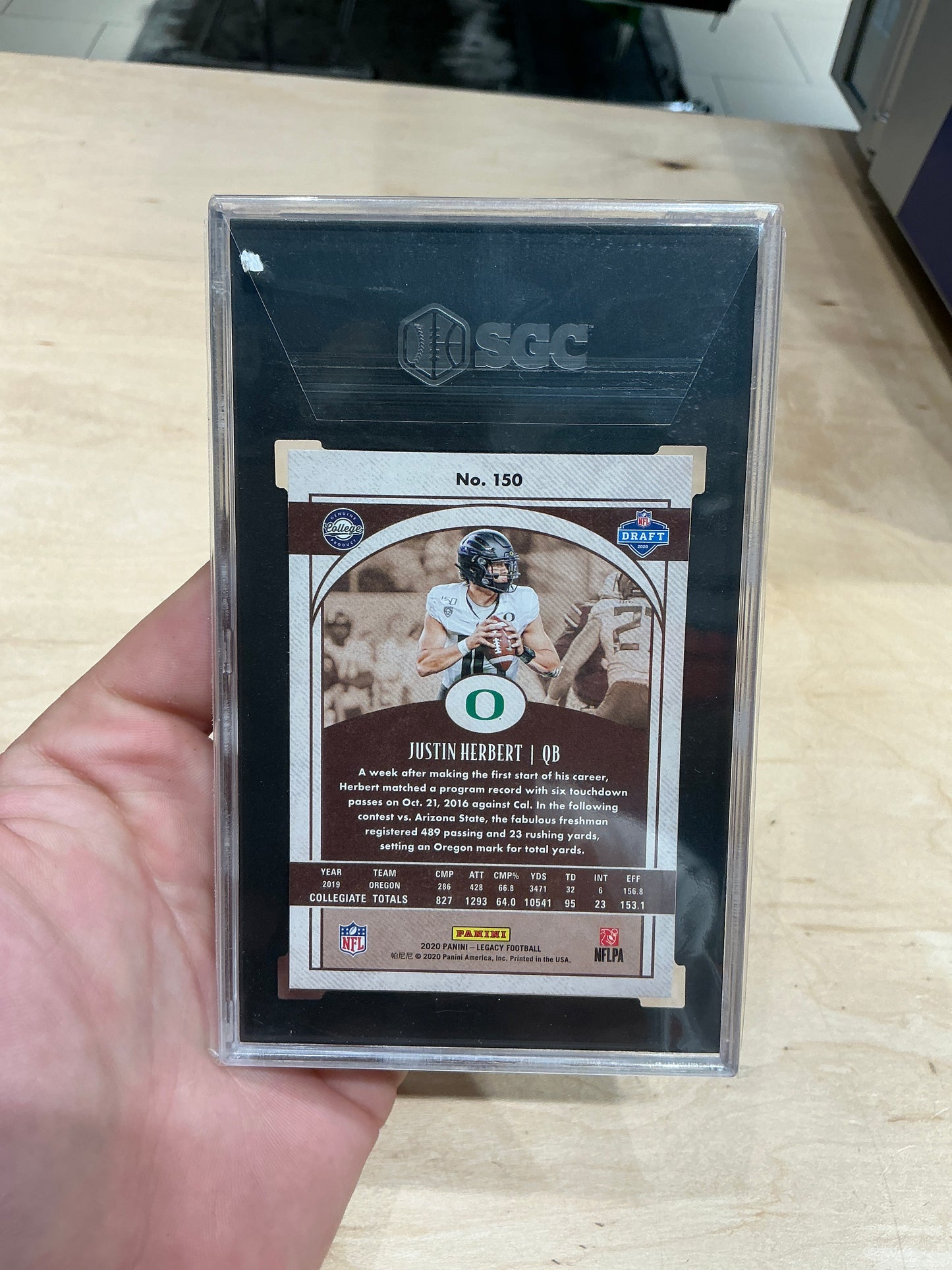 Justin Herbert Rookie SGC 10