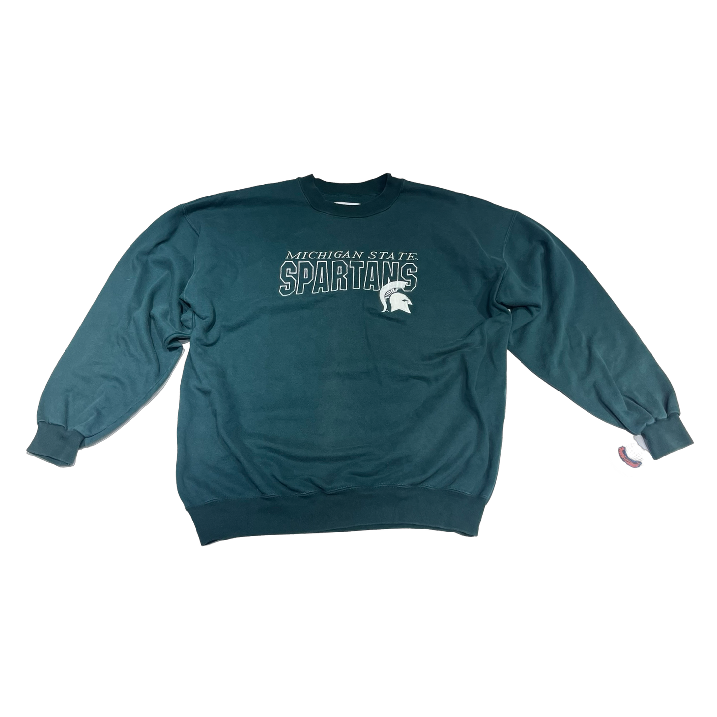'90s Michigan State Embroidered Crewneck