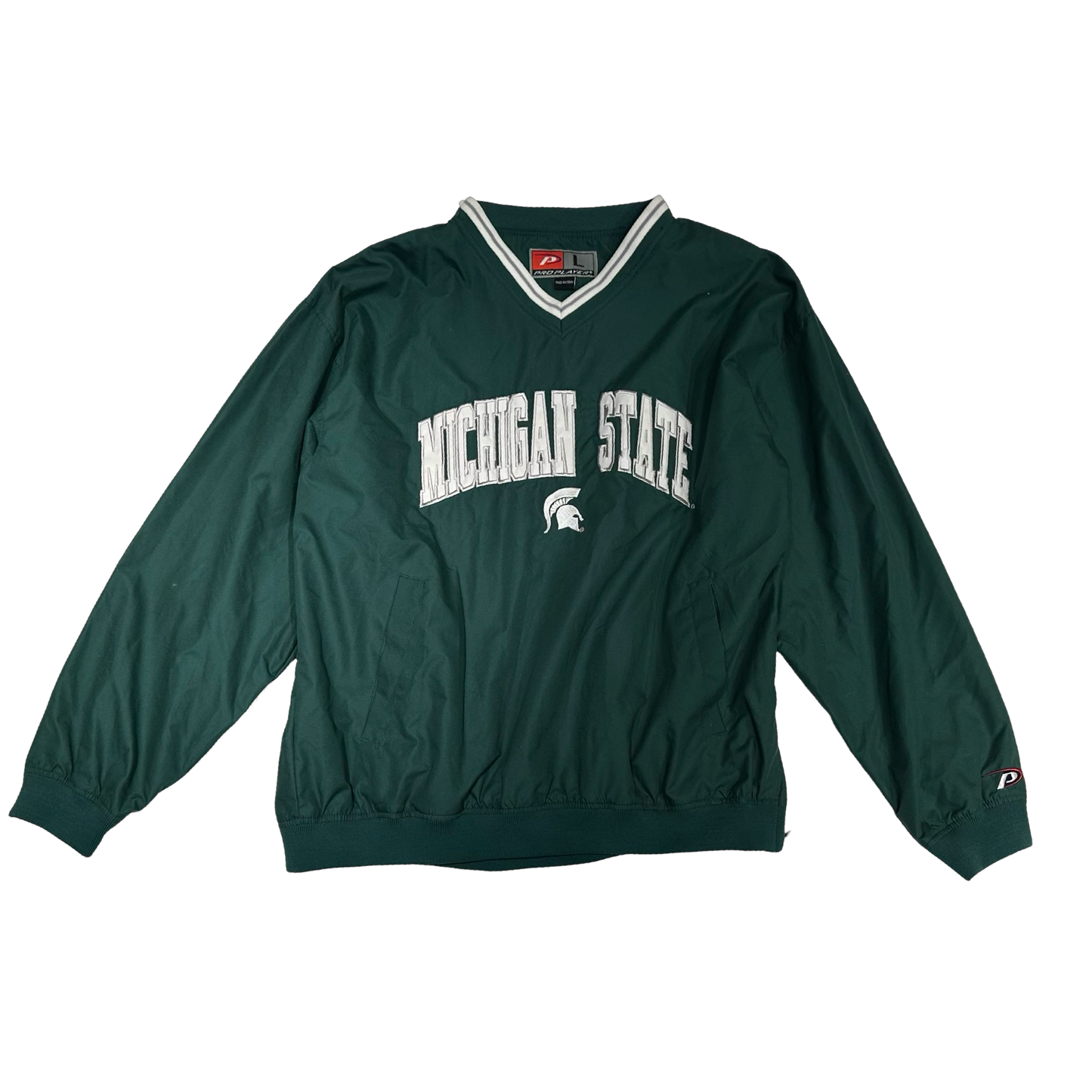'90s Michigan State Embroidered Windbreaker