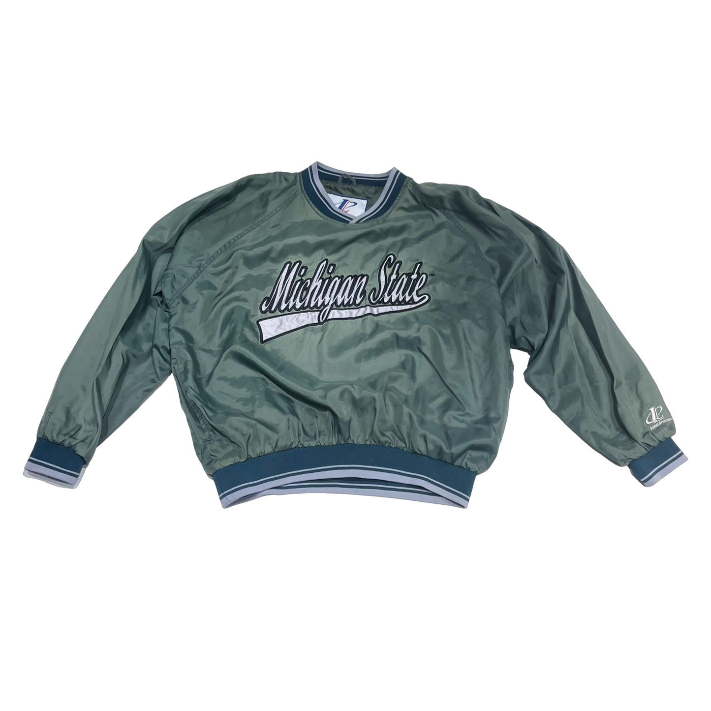 '90s Michigan State Embroidered Windbreaker
