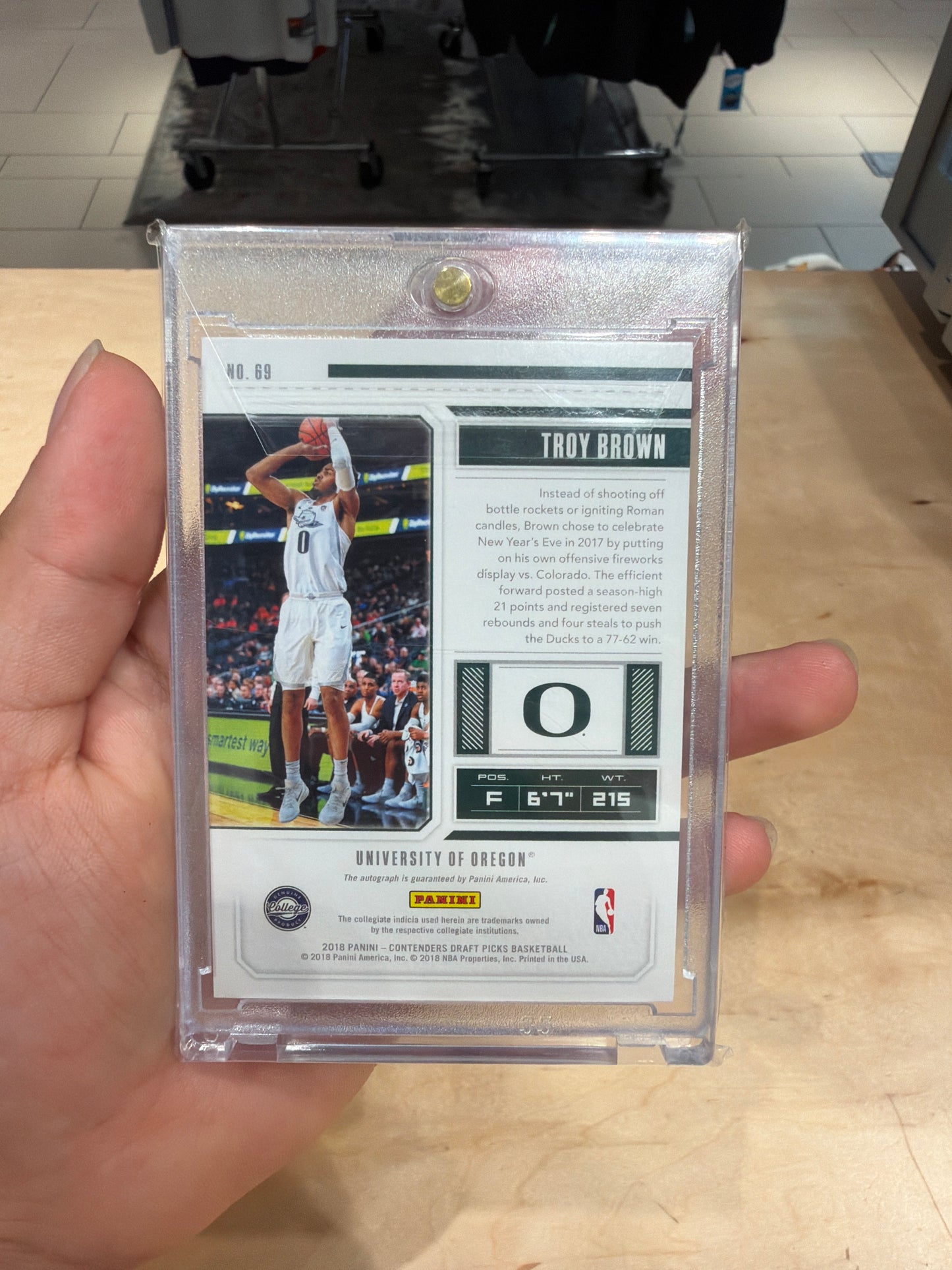 Troy Brown Auto 8/23