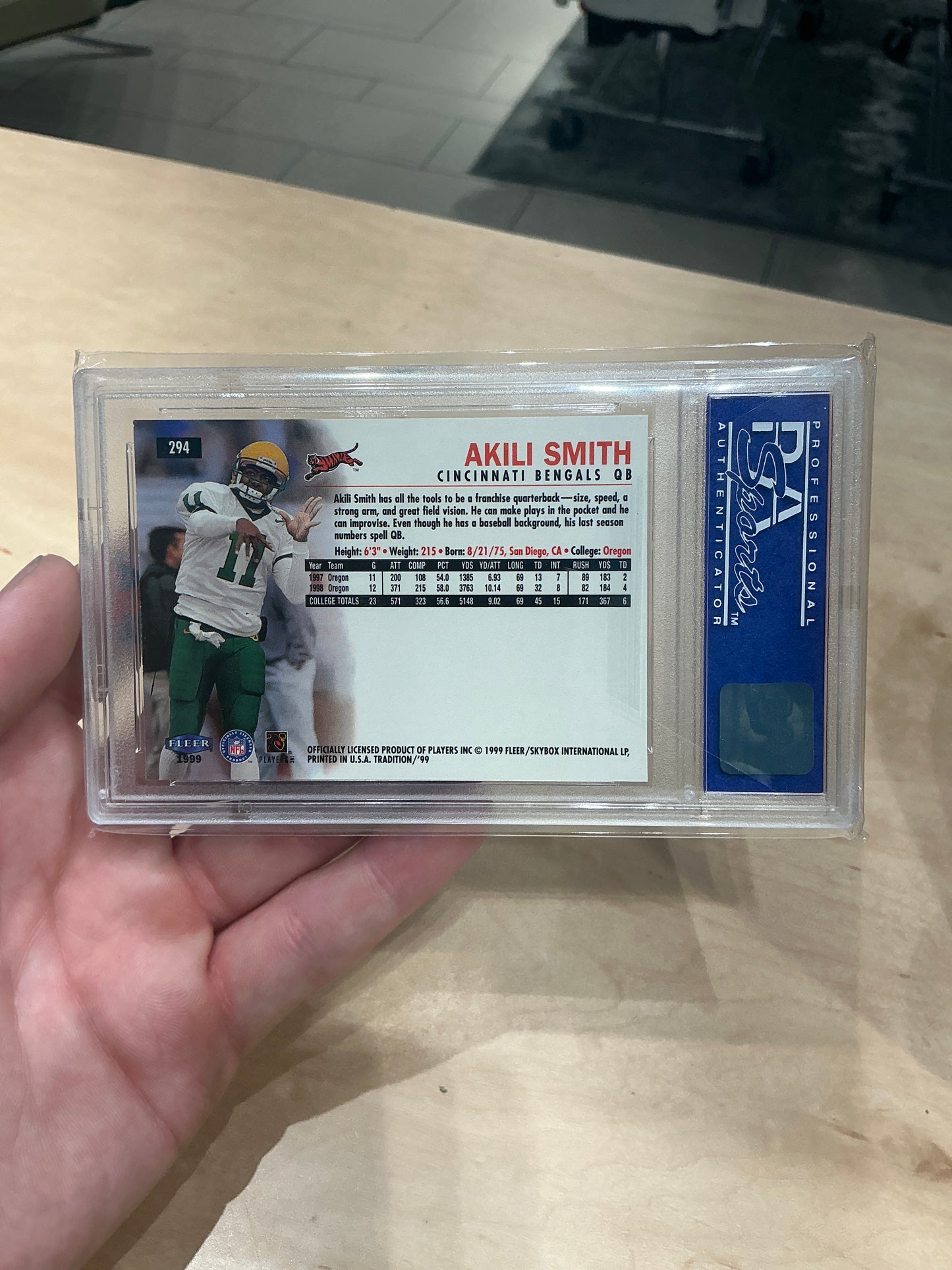 Akili Smith Rookie PSA 10