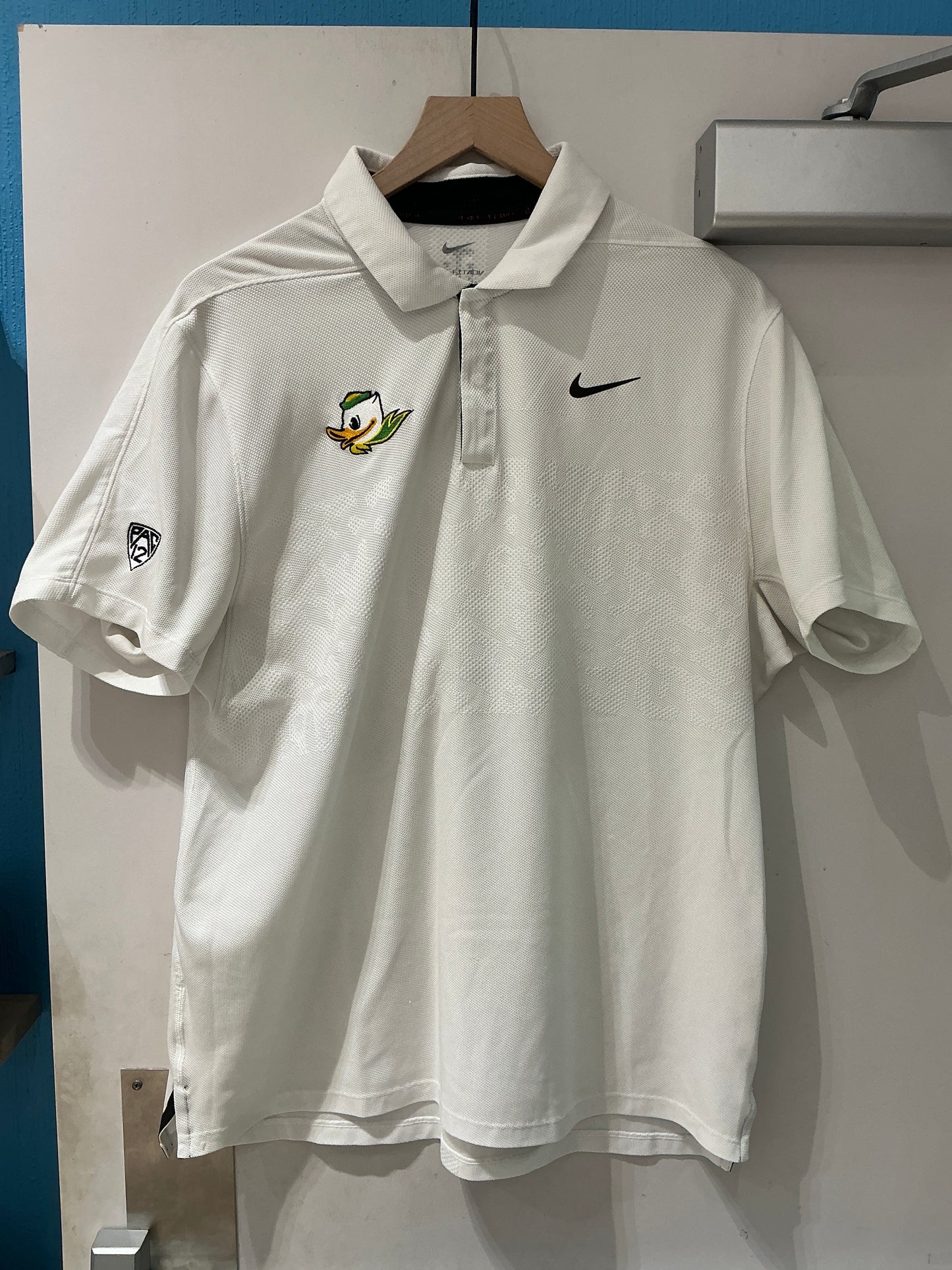 Oregon Golf Team Issued Polo Donald Pac12(Large)