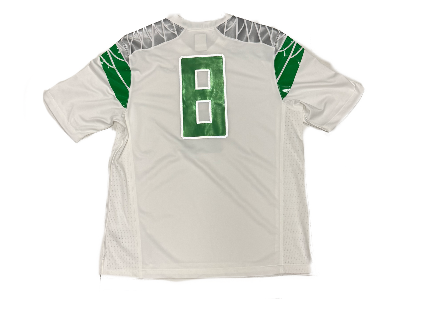 Oregon White Mariota Jersey #8