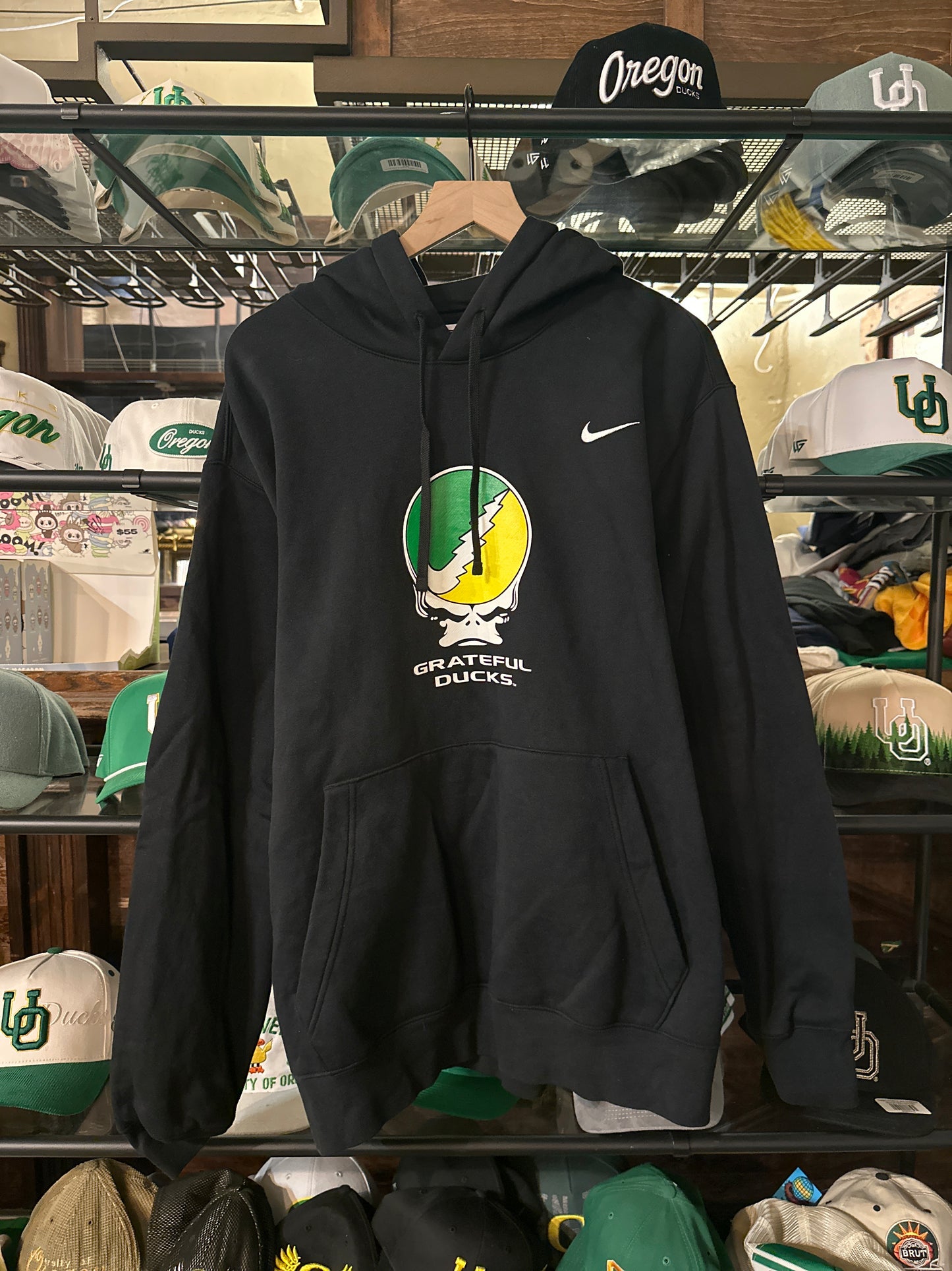Oregon Grateful Duck Hoodie Team Issued (XXL)