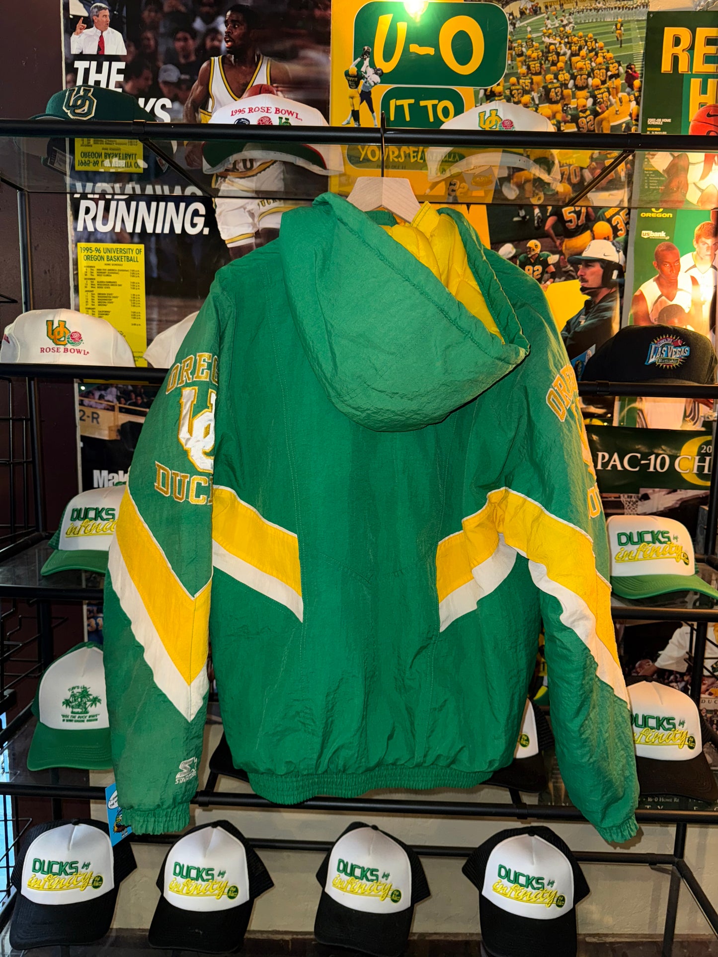 90’s Oregon Ducks Starter Puffy Jacket