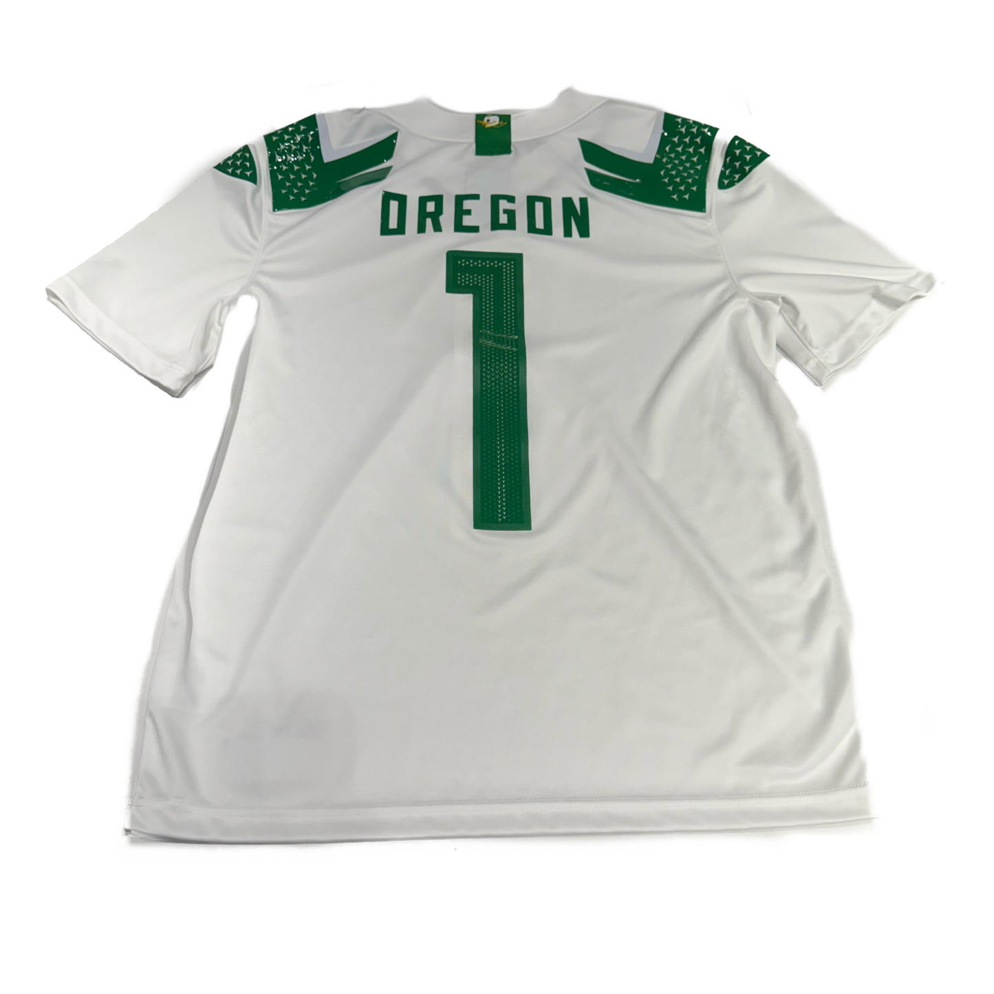 Oregon Ducks White Jersey #1