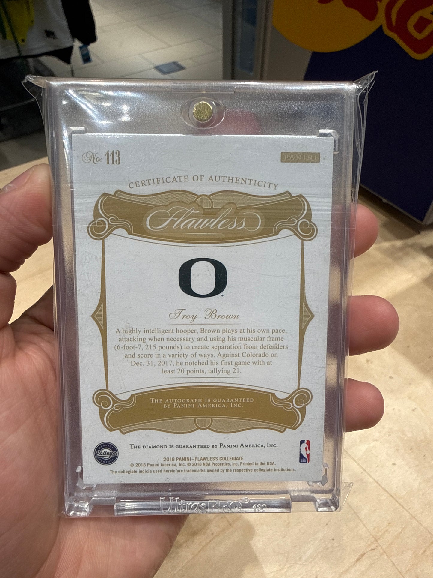 Troy Brown Diamond Auto 08/10