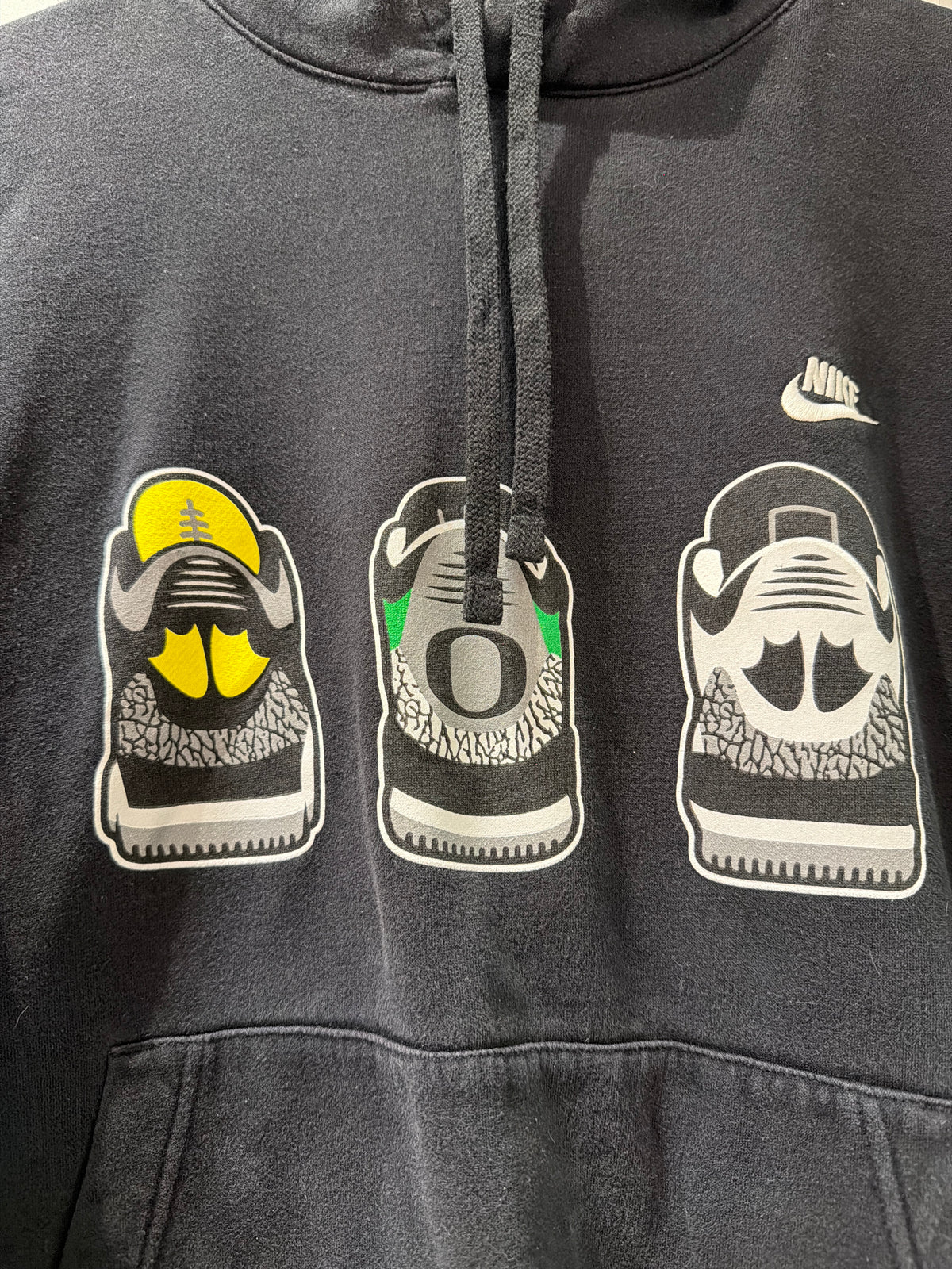 Rare Oregon Team IssuedJordan 3 Hoodie (2XL)