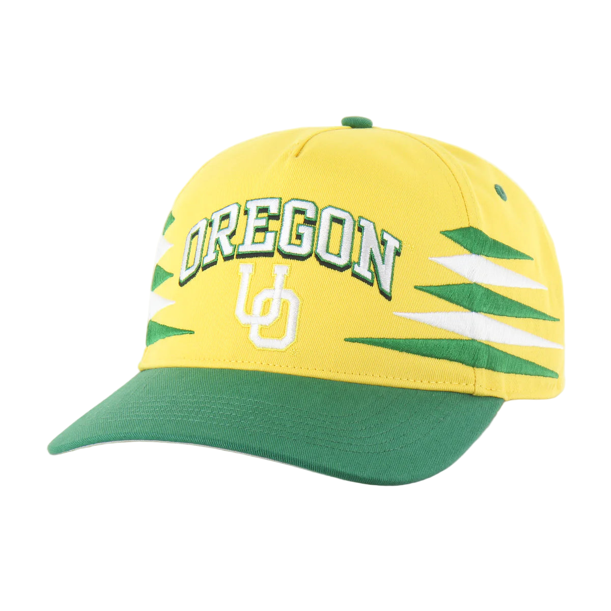 47' Oregon Yellow Diamond Snapback Hat