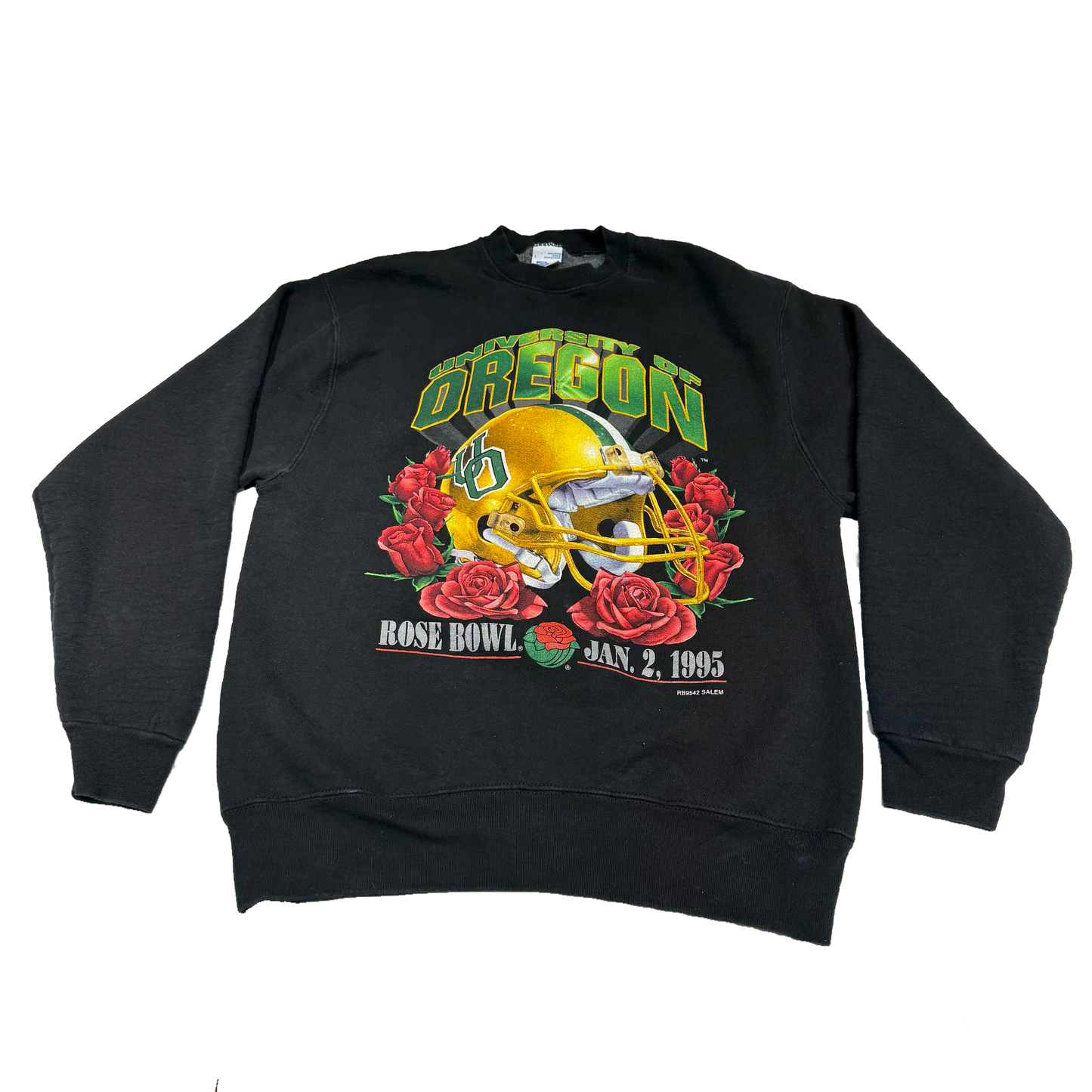 95 Rosebowl Black Crewneck
