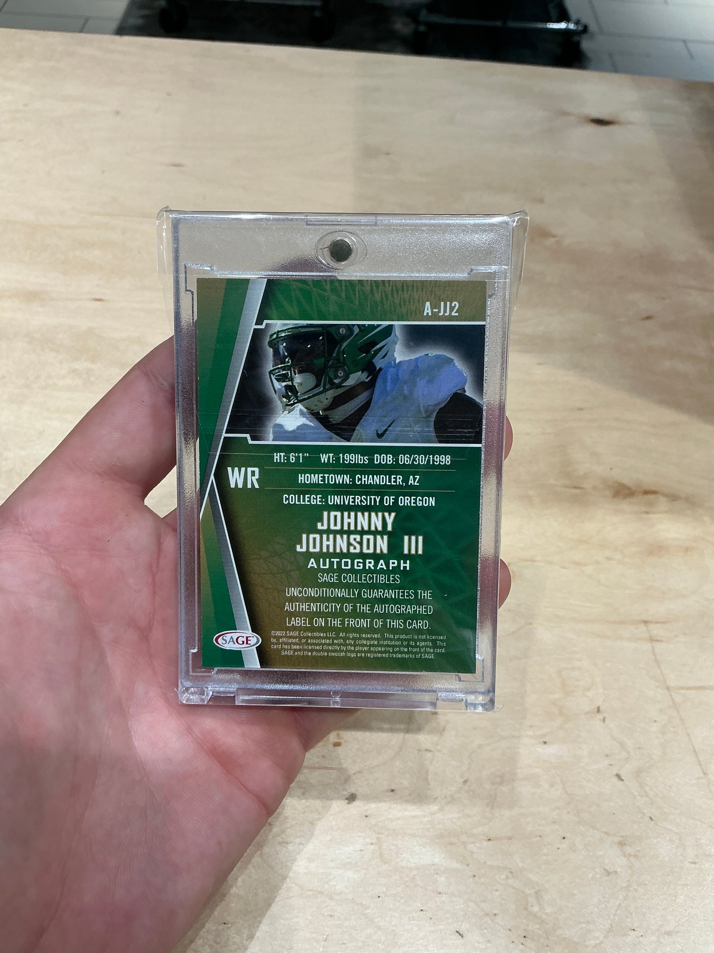 Johnny Johnson III Auto
