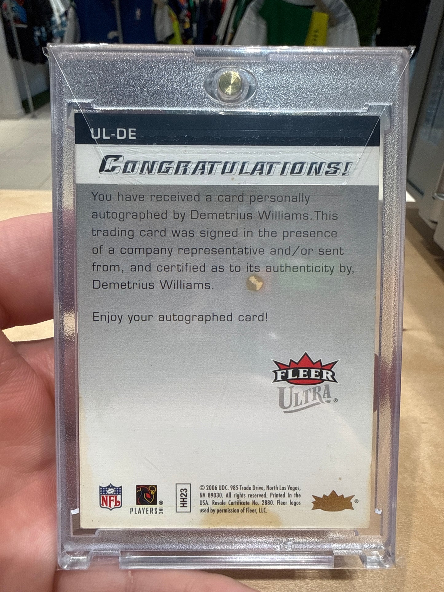 Demetrius Williams Auto