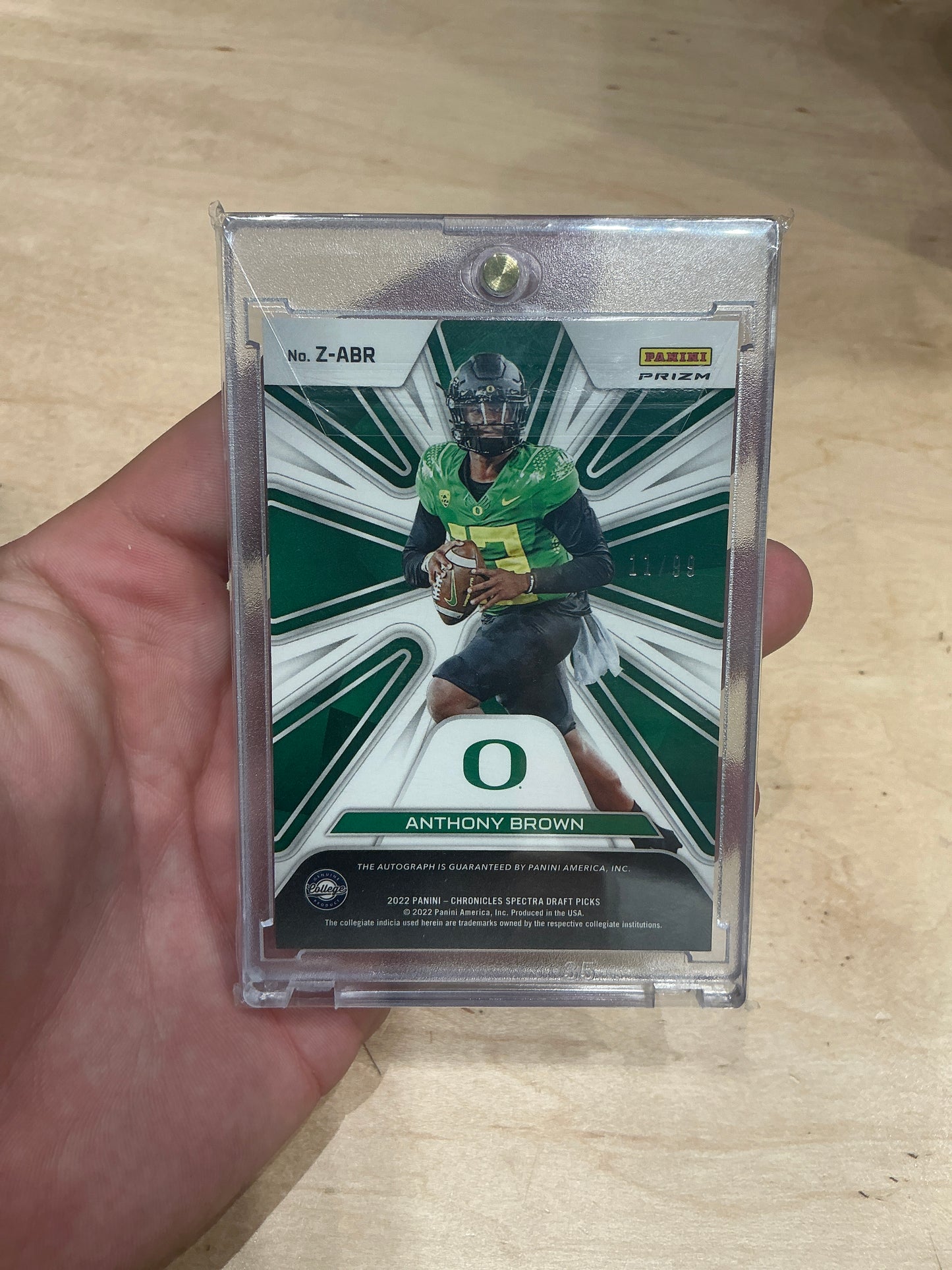 Anthony Brown Auto 11/99