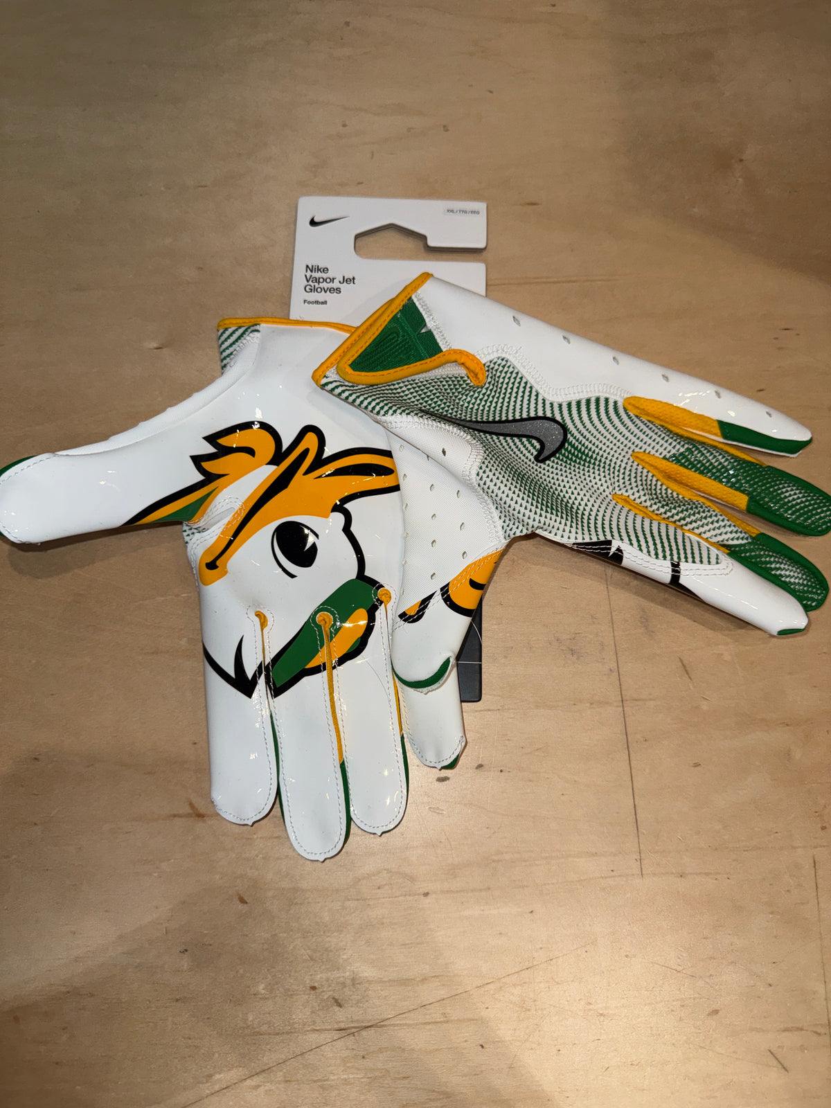 New Team Issued Nike Donald Duck Gloves (2XL)