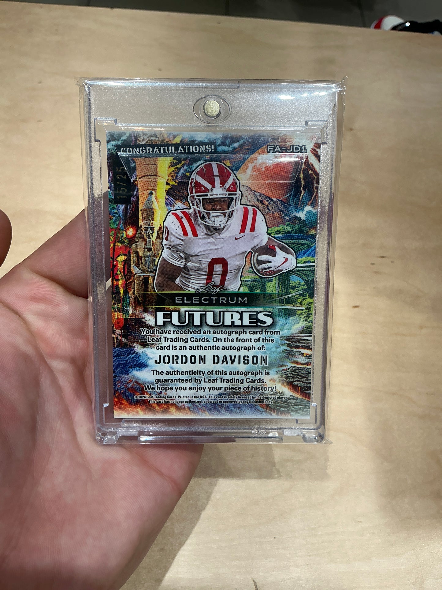 Jordan Davis Auto 15/25