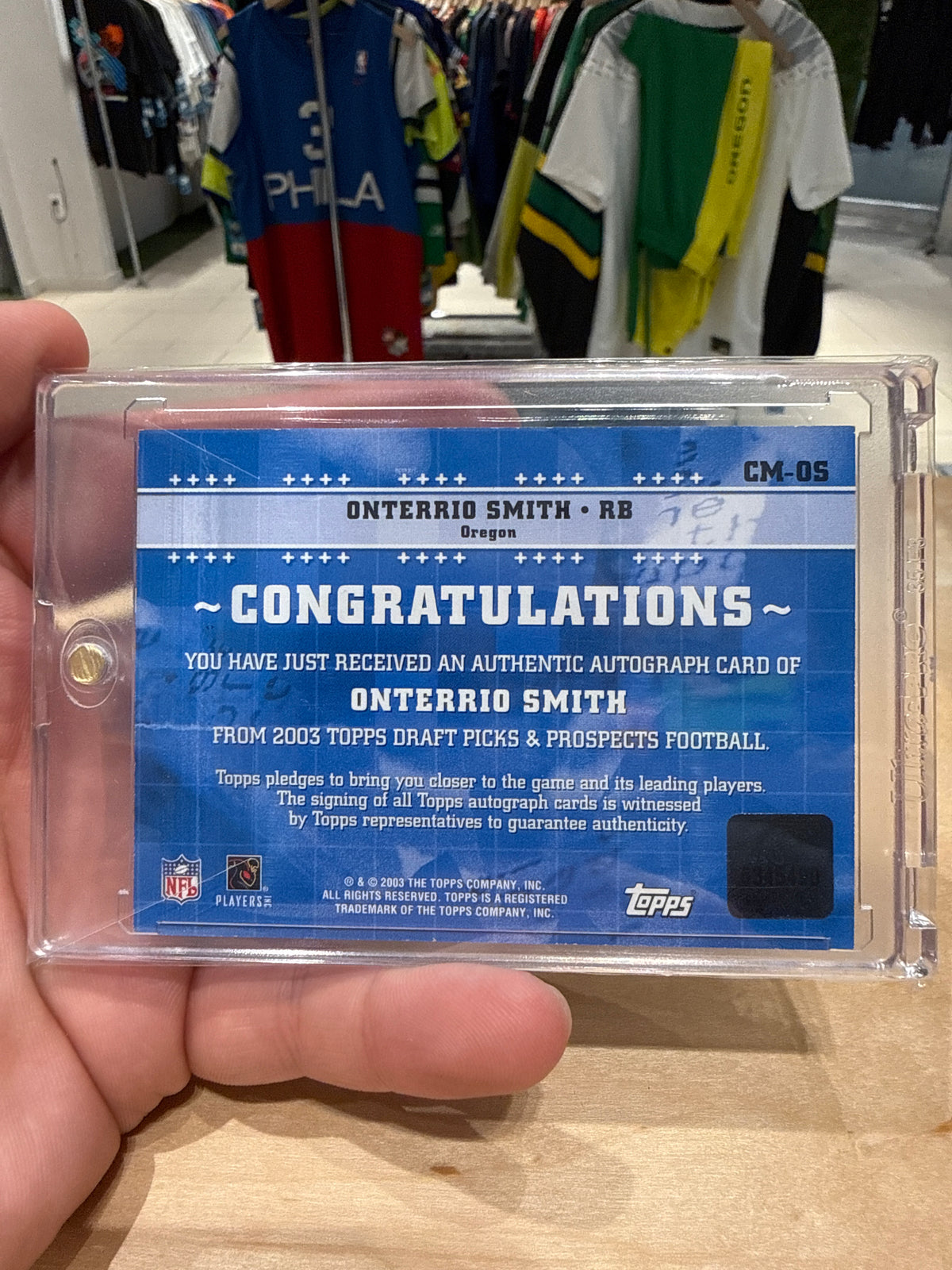 Onterrio Smith Auto