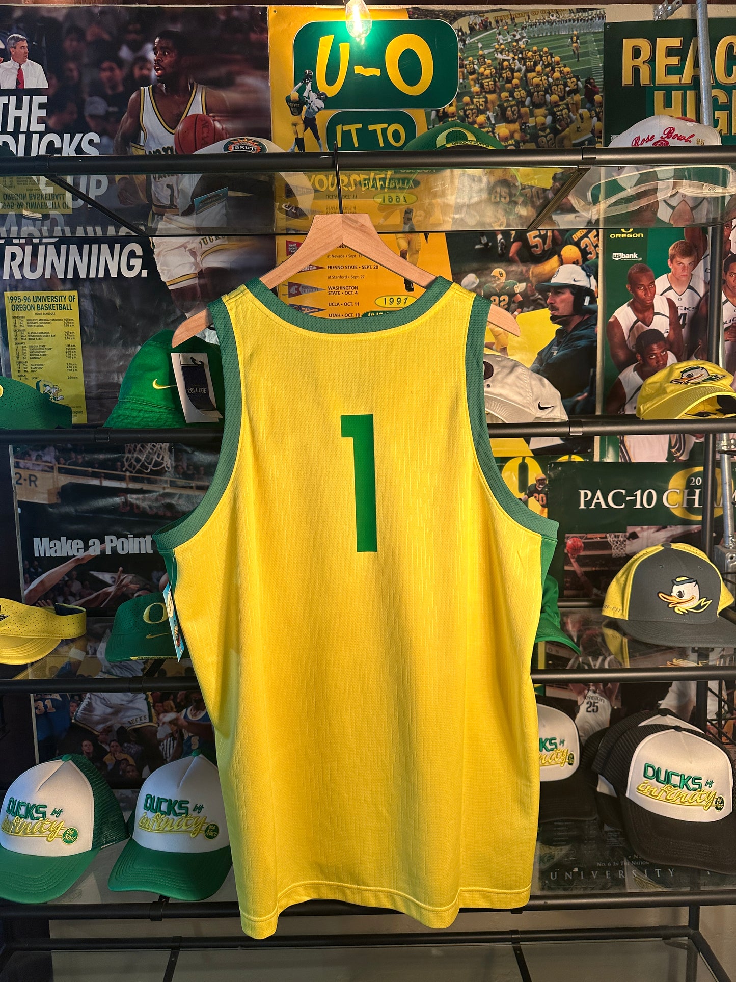 '00s Oregon Ducks #1 Jersey