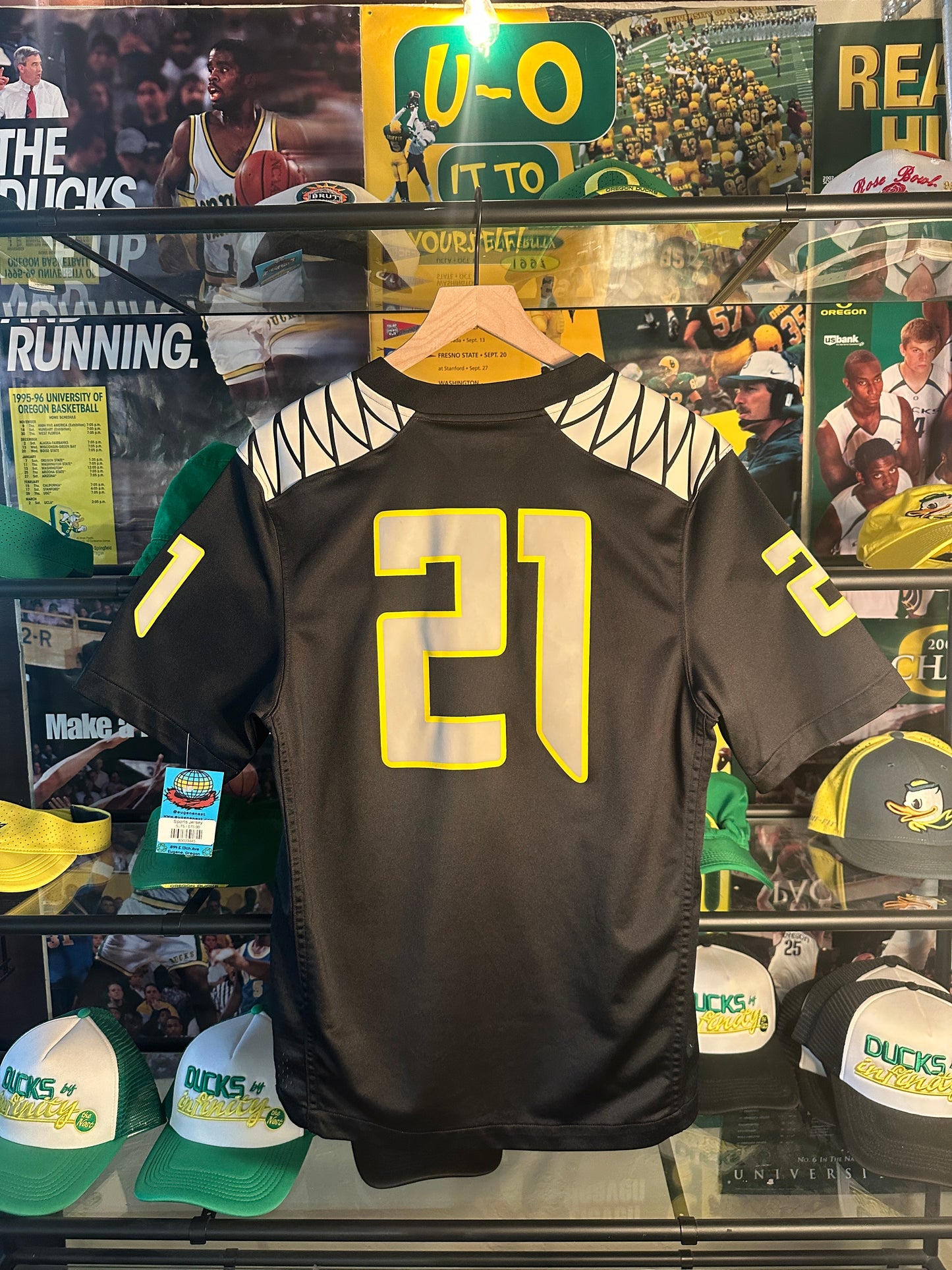 Oregon Black Jersey #21