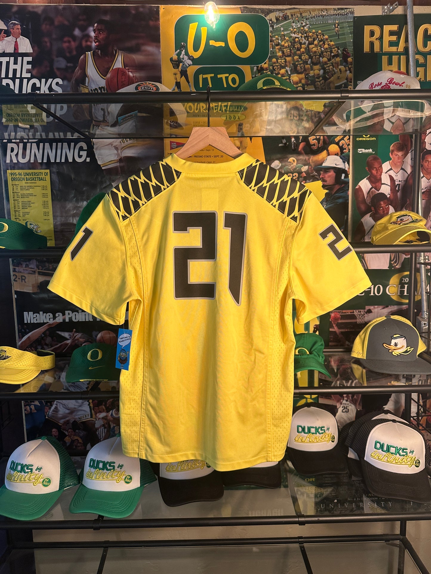 Oregon Yellow Jersey #21