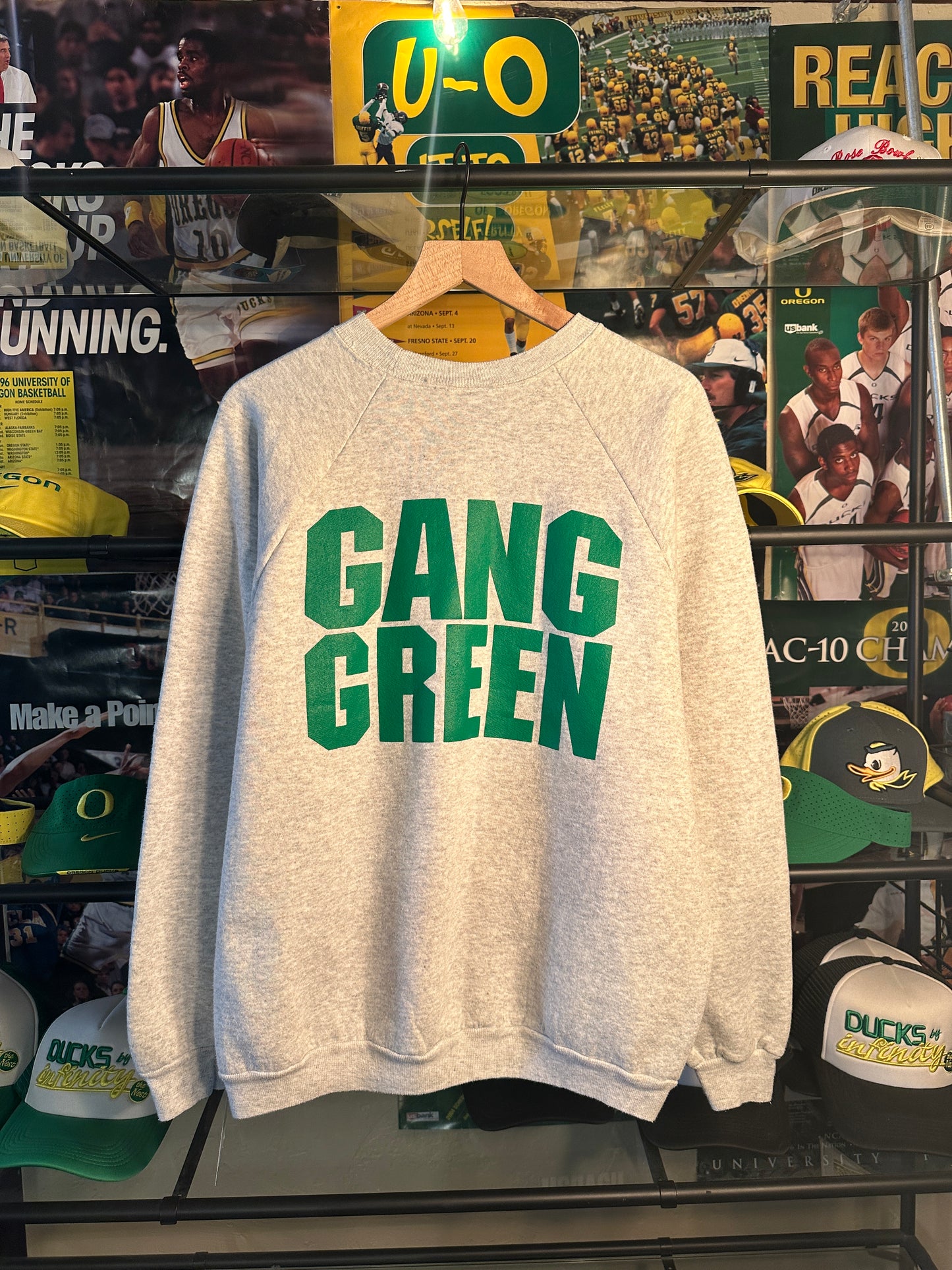 Oregon 60 Minutes Crewneck Grey- XL