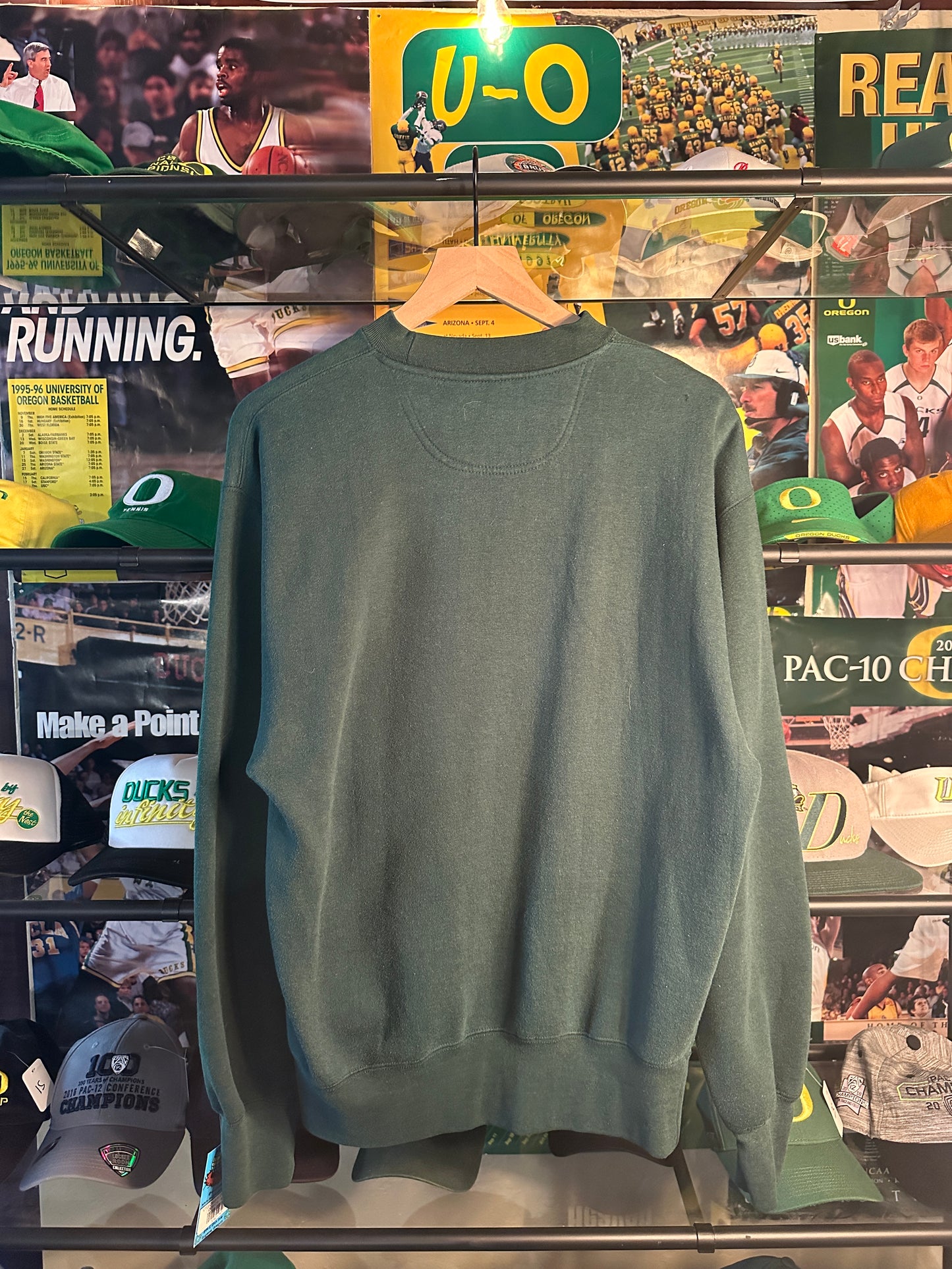 90s Oregon Crewneck Green