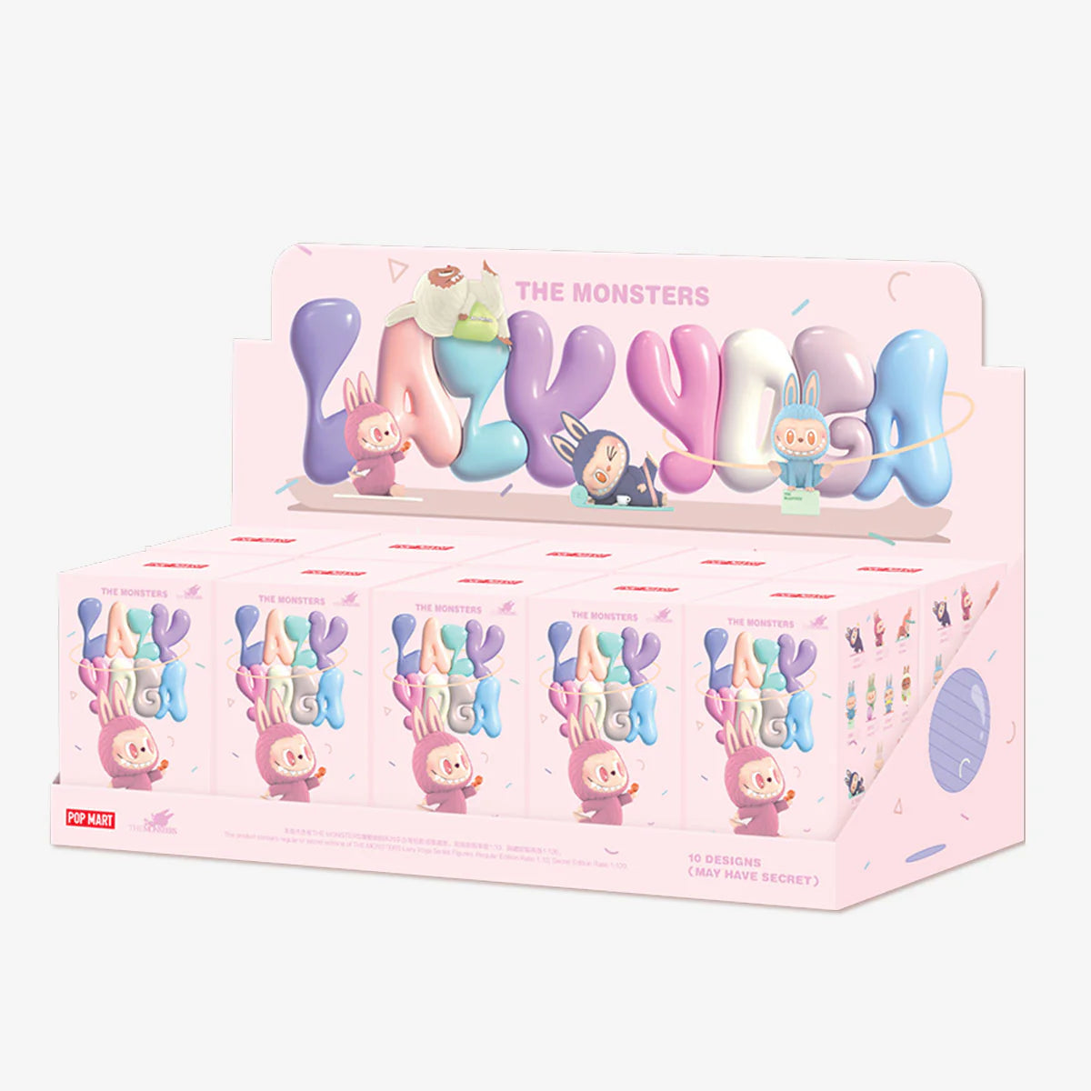 Pop Mart Labubu The Monsters Lazy Yoga Series Figures Single Blind Box