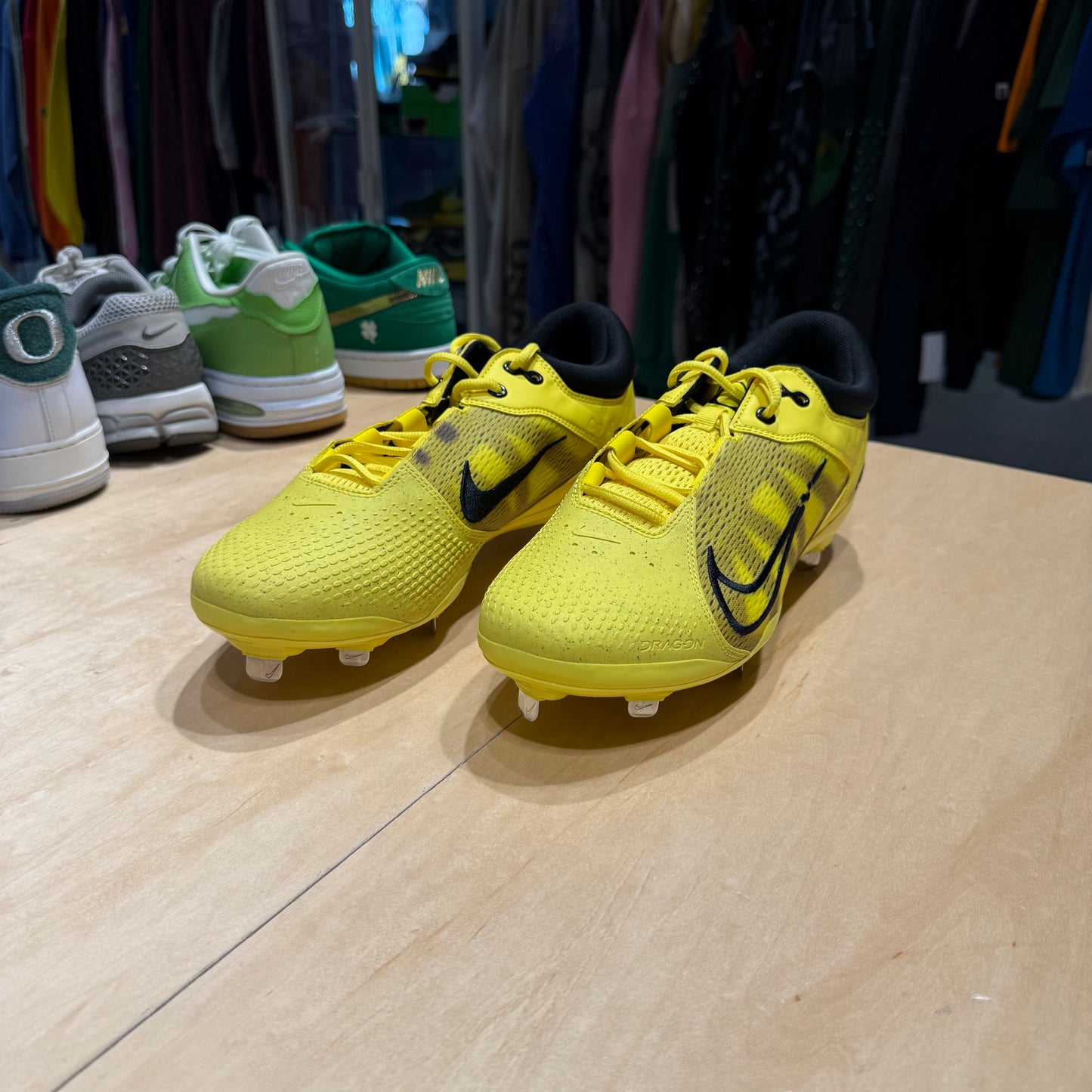 Oregon Nike Alpha Menace Pro 2 Baseball Cleats (12)