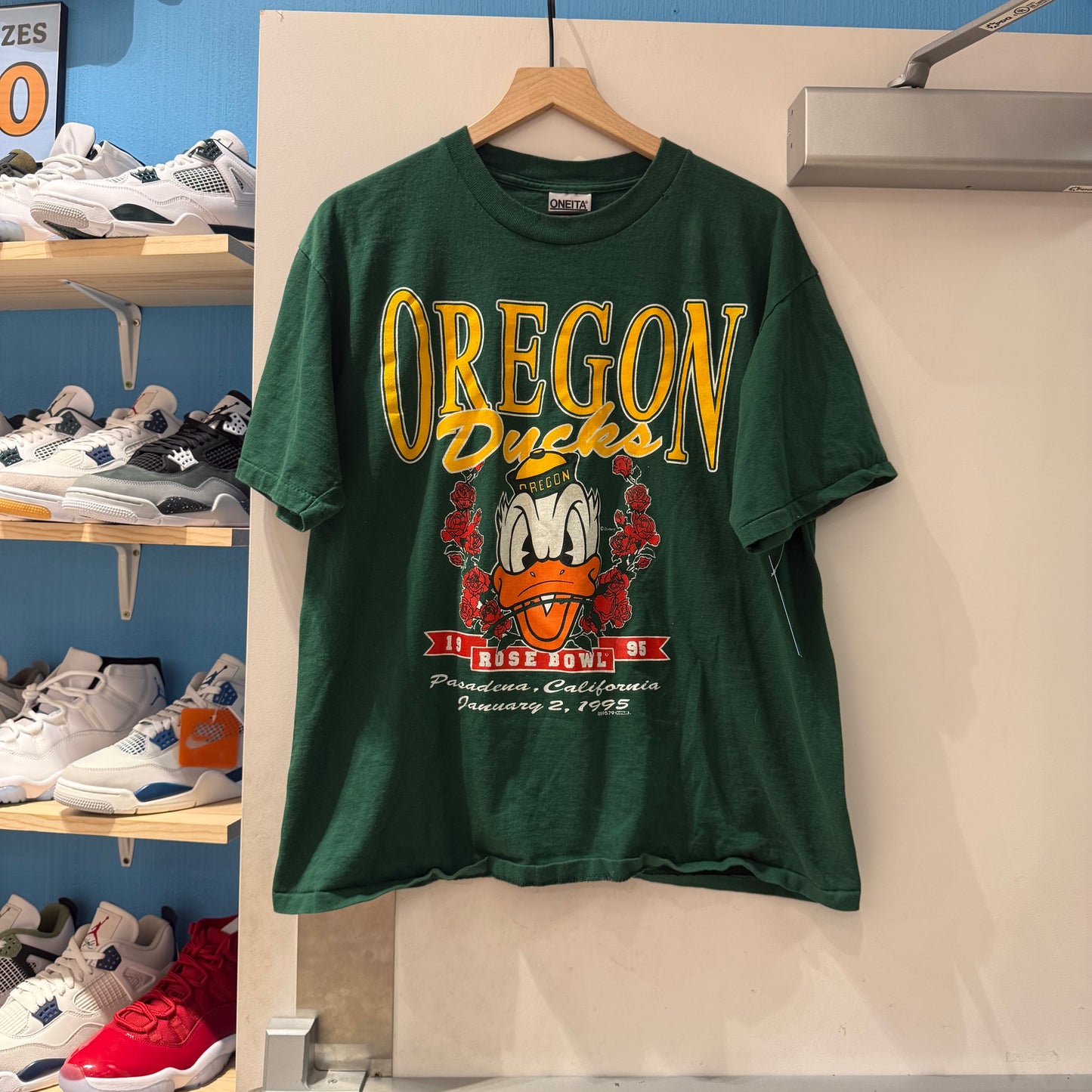 95 Oregon Ducks Rosebowl Tee -L