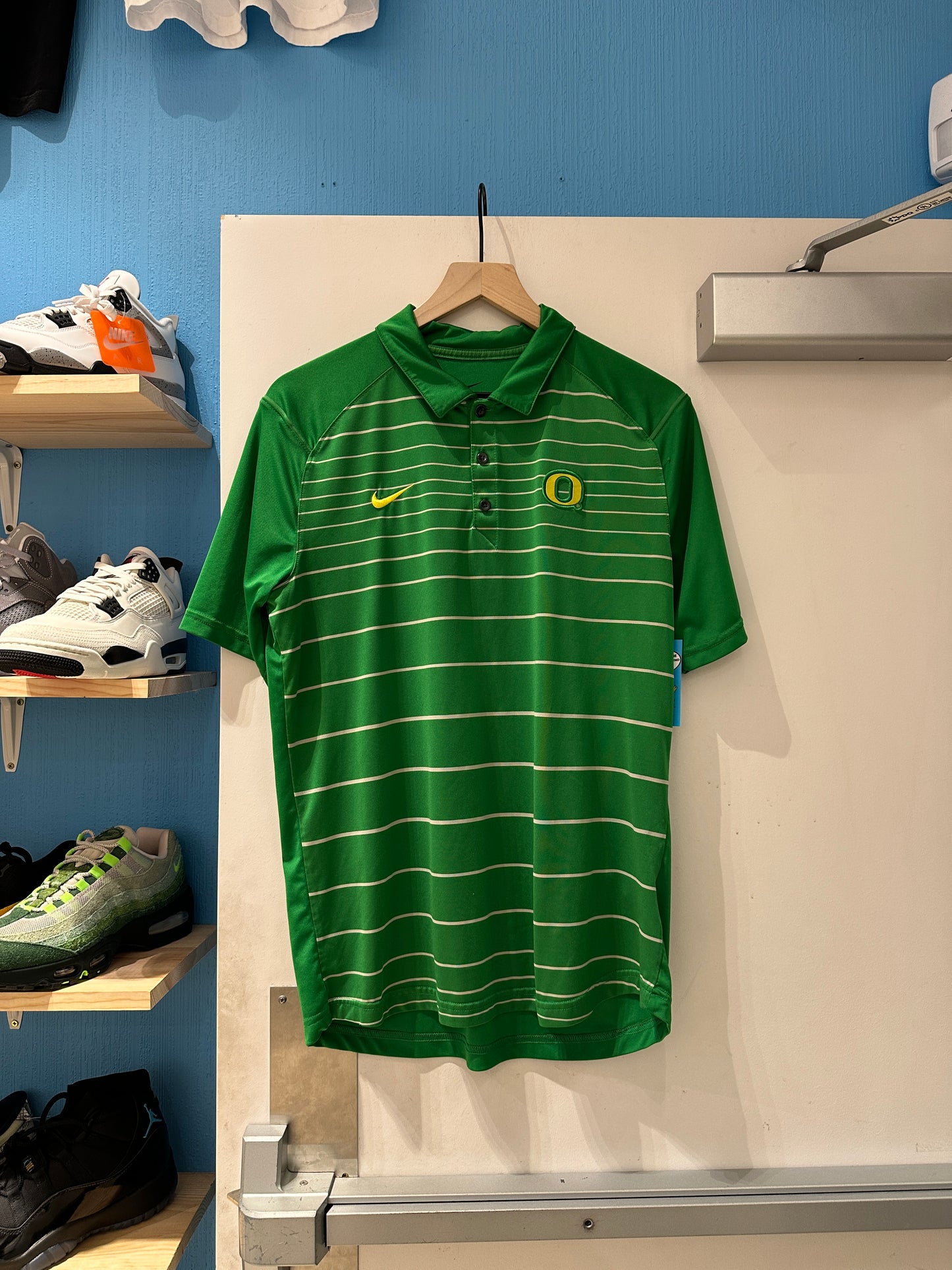 Oregon Green Stripe Polo (M)