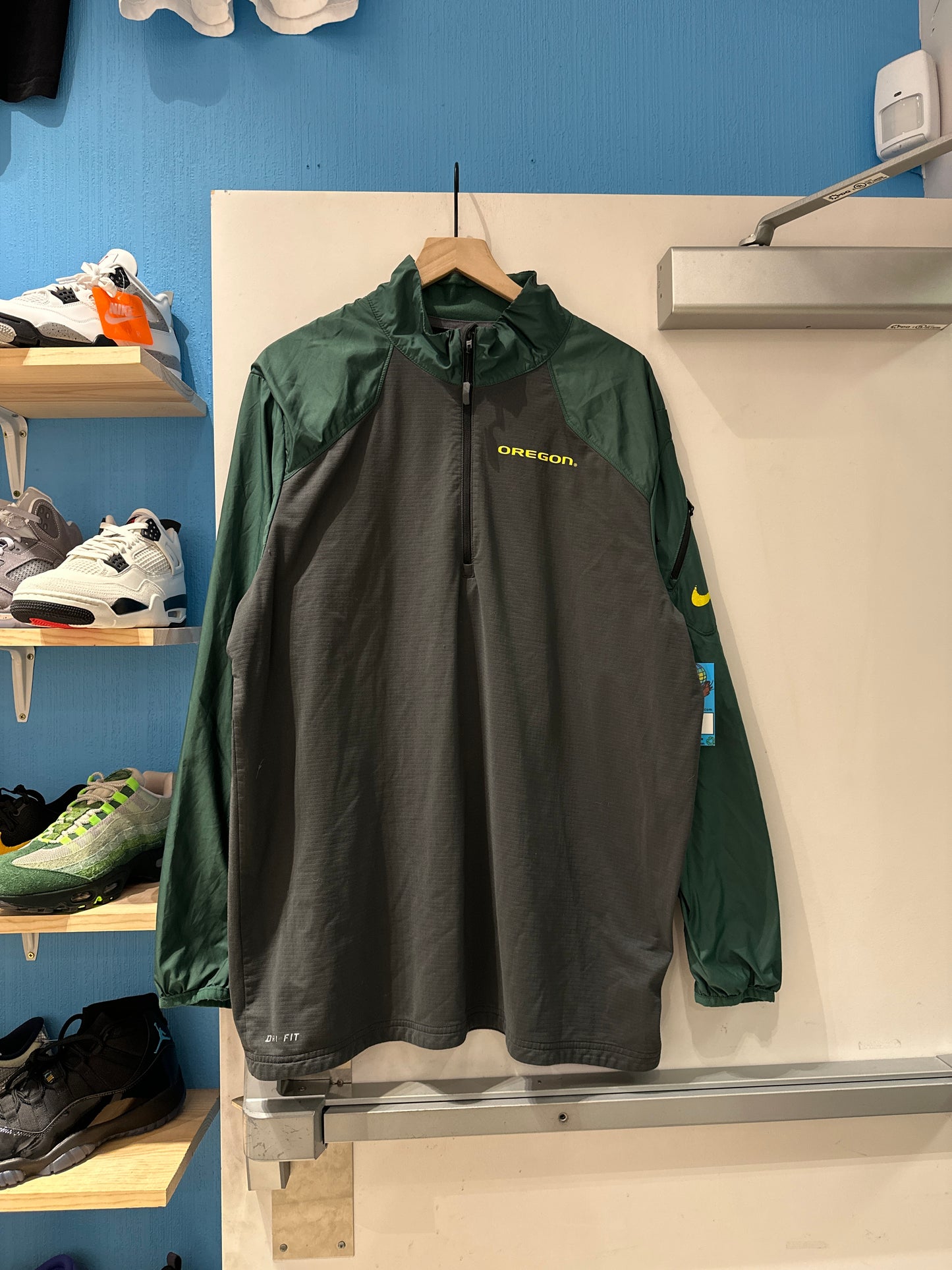 Green oregon Quater ZIp (XL)
