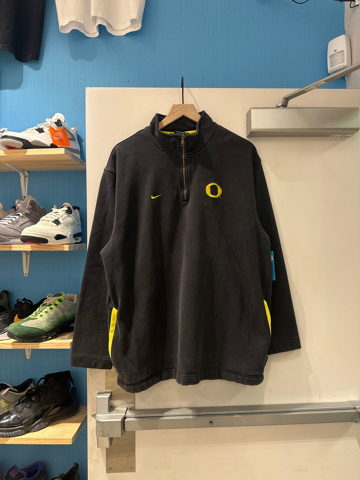 Oregon Black Quarterzip (XXL)