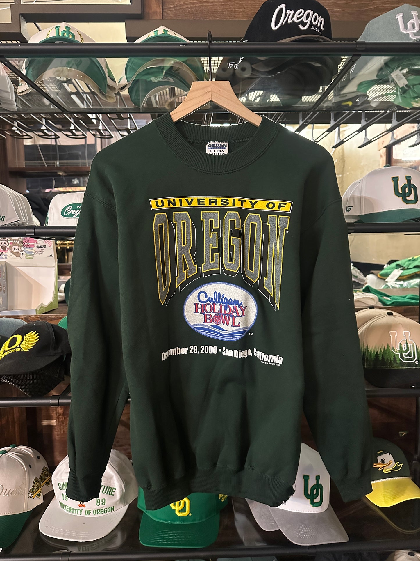 Oregon Holiday Bowl Crewneck(M)