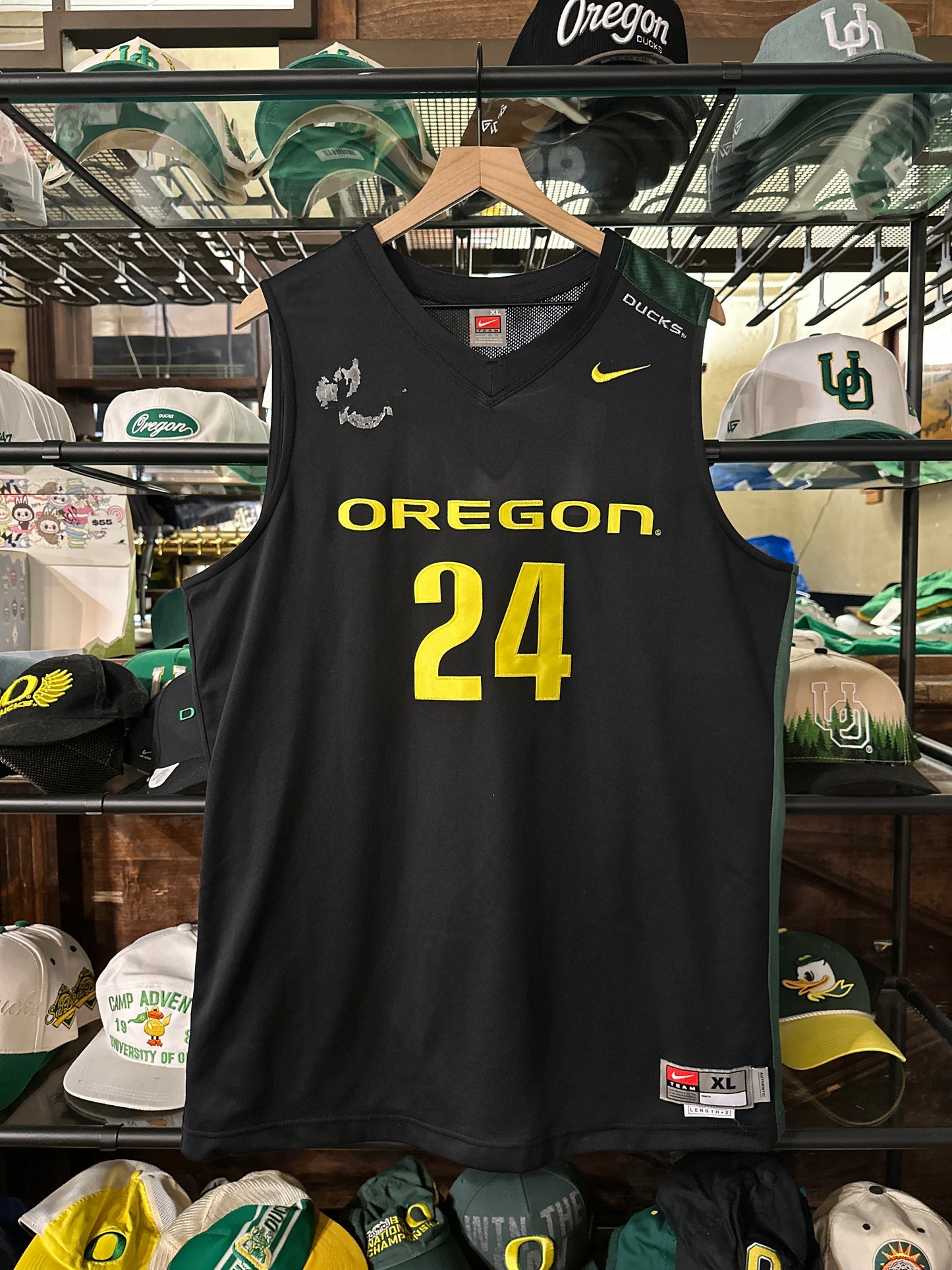 Oregon Basketball Jersey #24(XL)