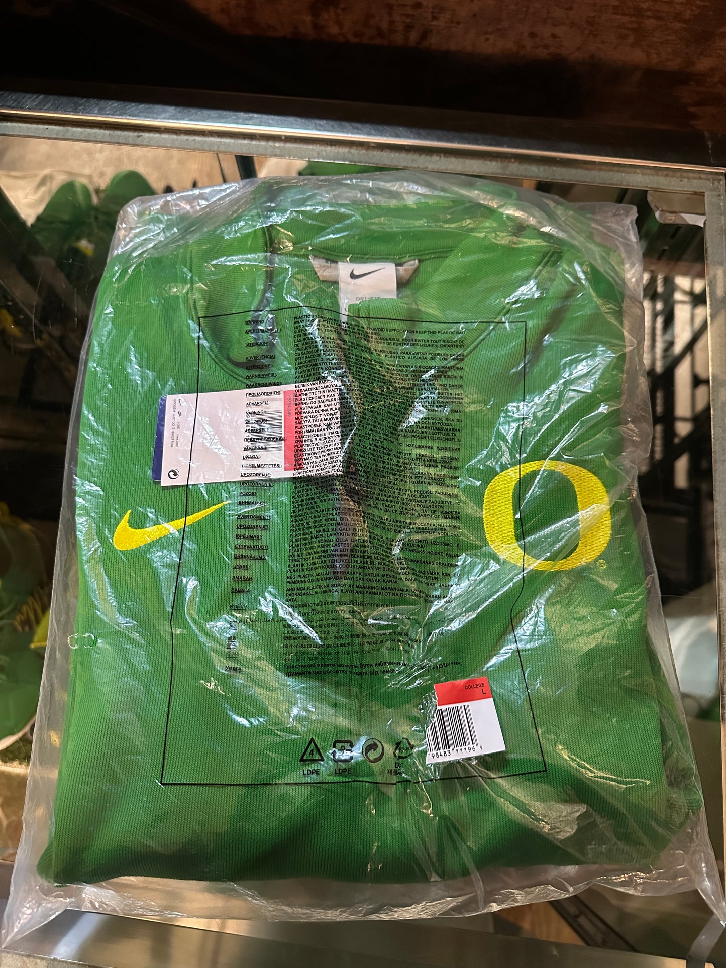 Oregon Player Issued Jacket(L)