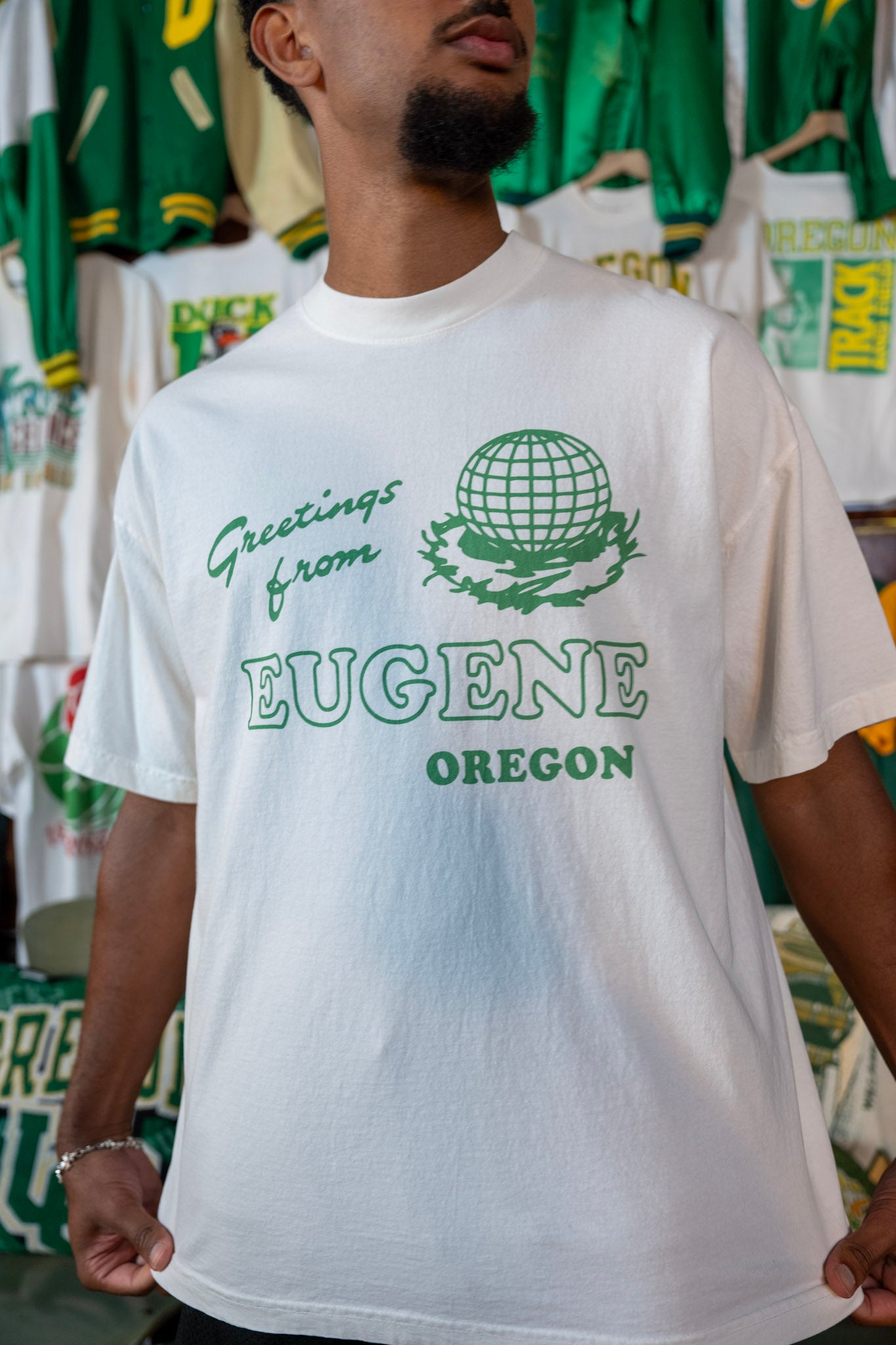 Greetings Tee - Off-white
