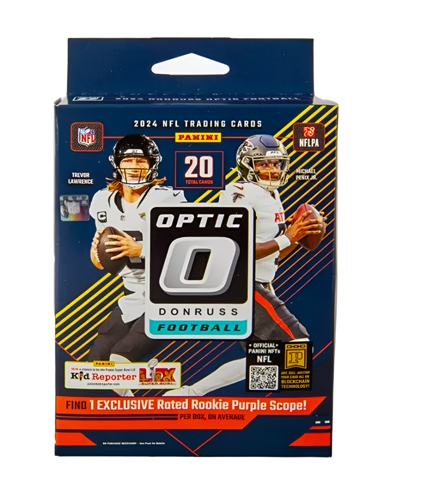 2024 Panini Donruss Optic NFL Football Trading Cards Hanger Box