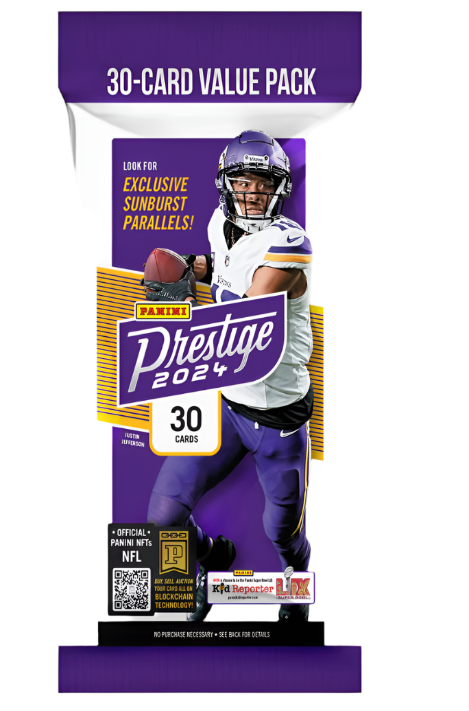 2024-2025 Panini Prestige NFL Football Trading Card Fat Pack