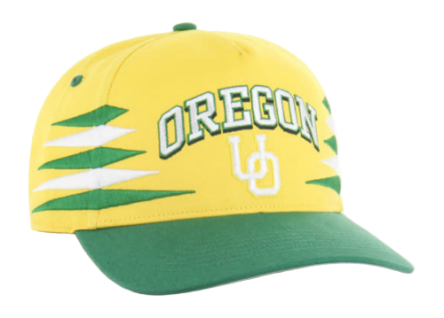 47' Oregon Yellow Diamond Snapback Hat