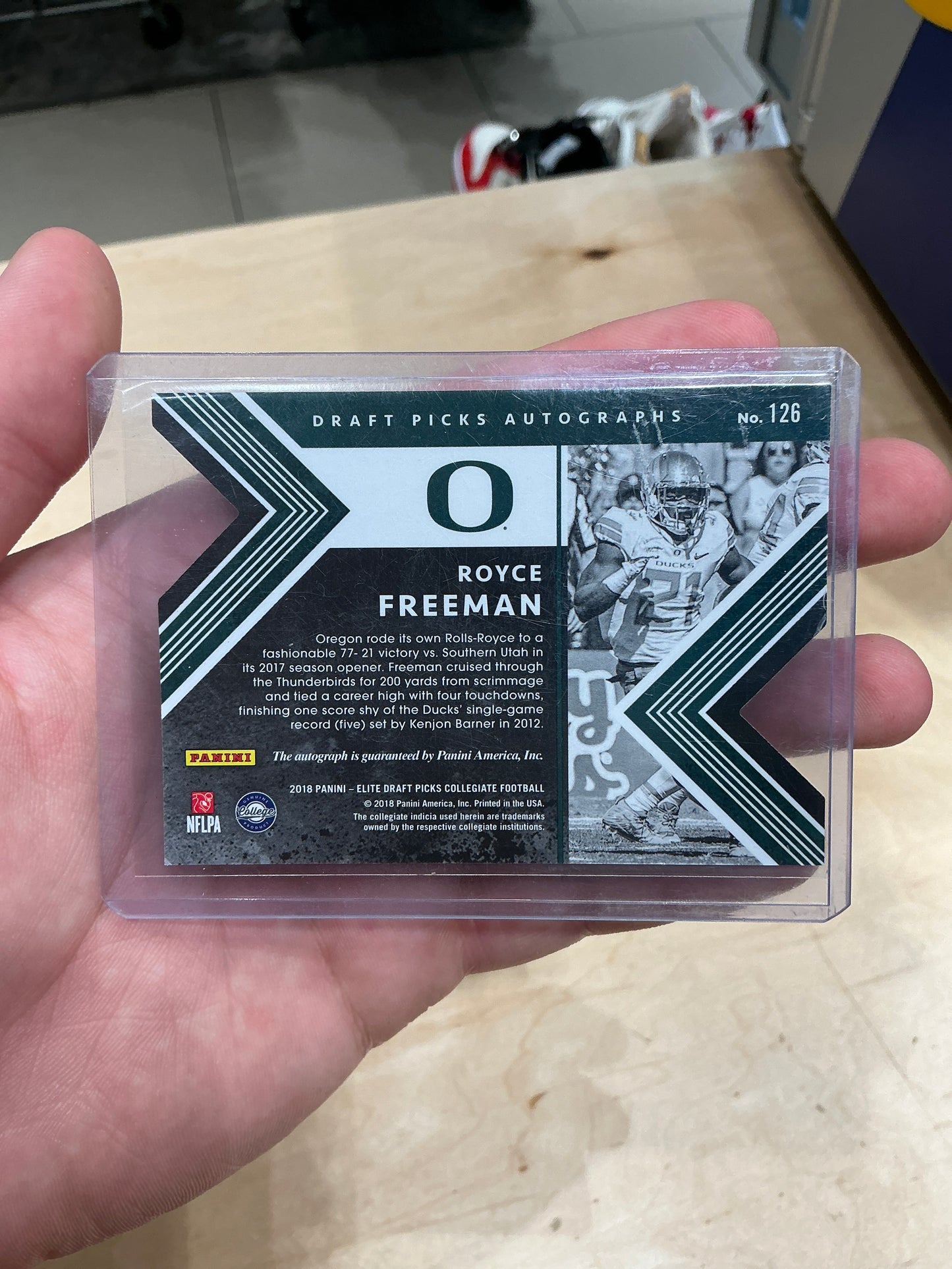 Royce Freeman Auto Numbered 3/49