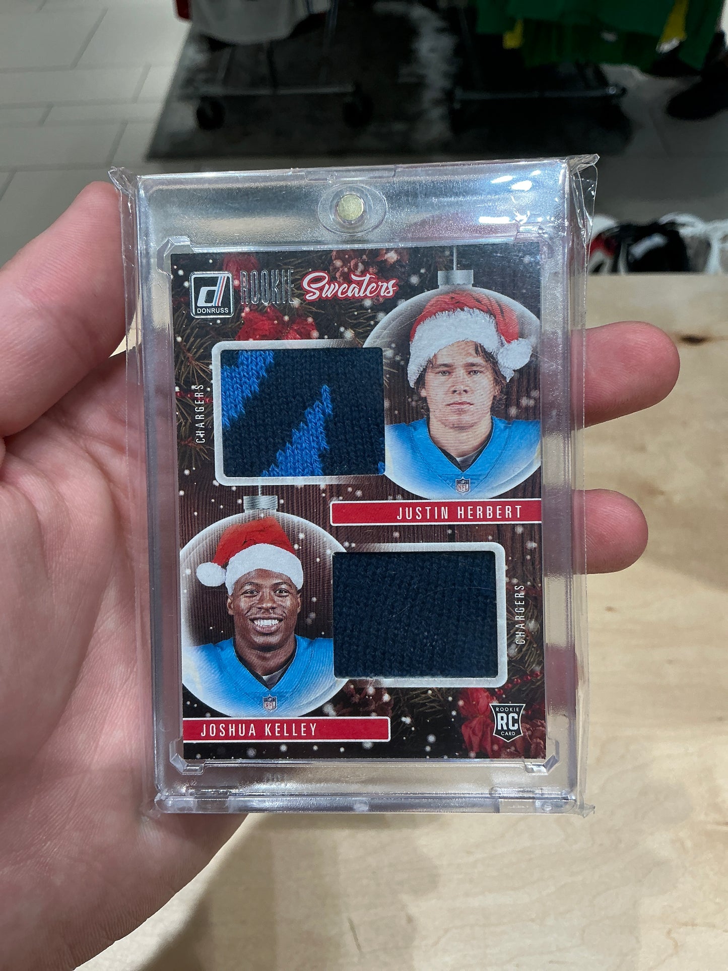 Justin Herbert & Joshua Kelly Sweaters Card